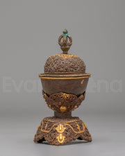 Traditional Tibetan Skull Cup