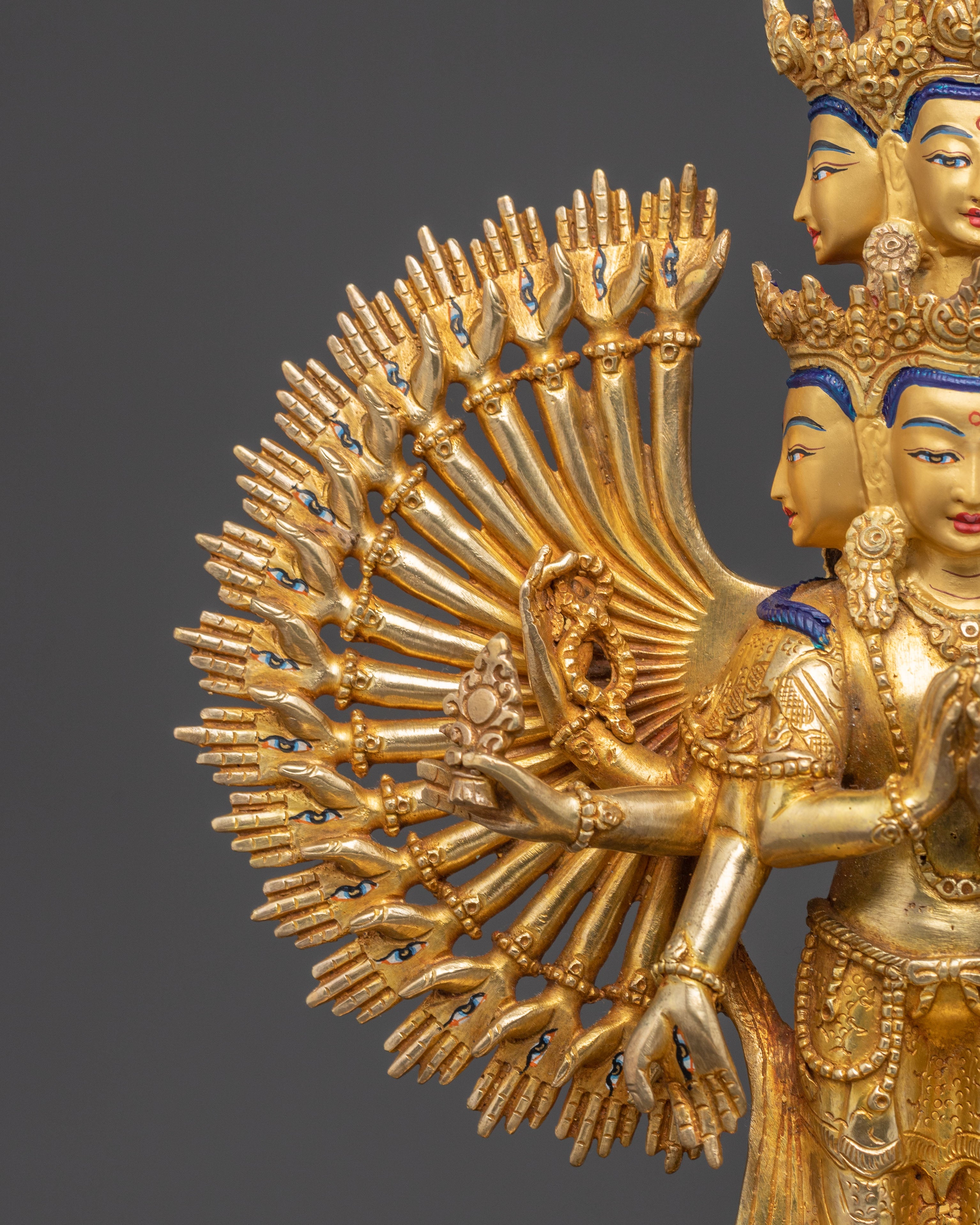 1000-Armed Avalokiteshvara Statue | Tibetan Artwork