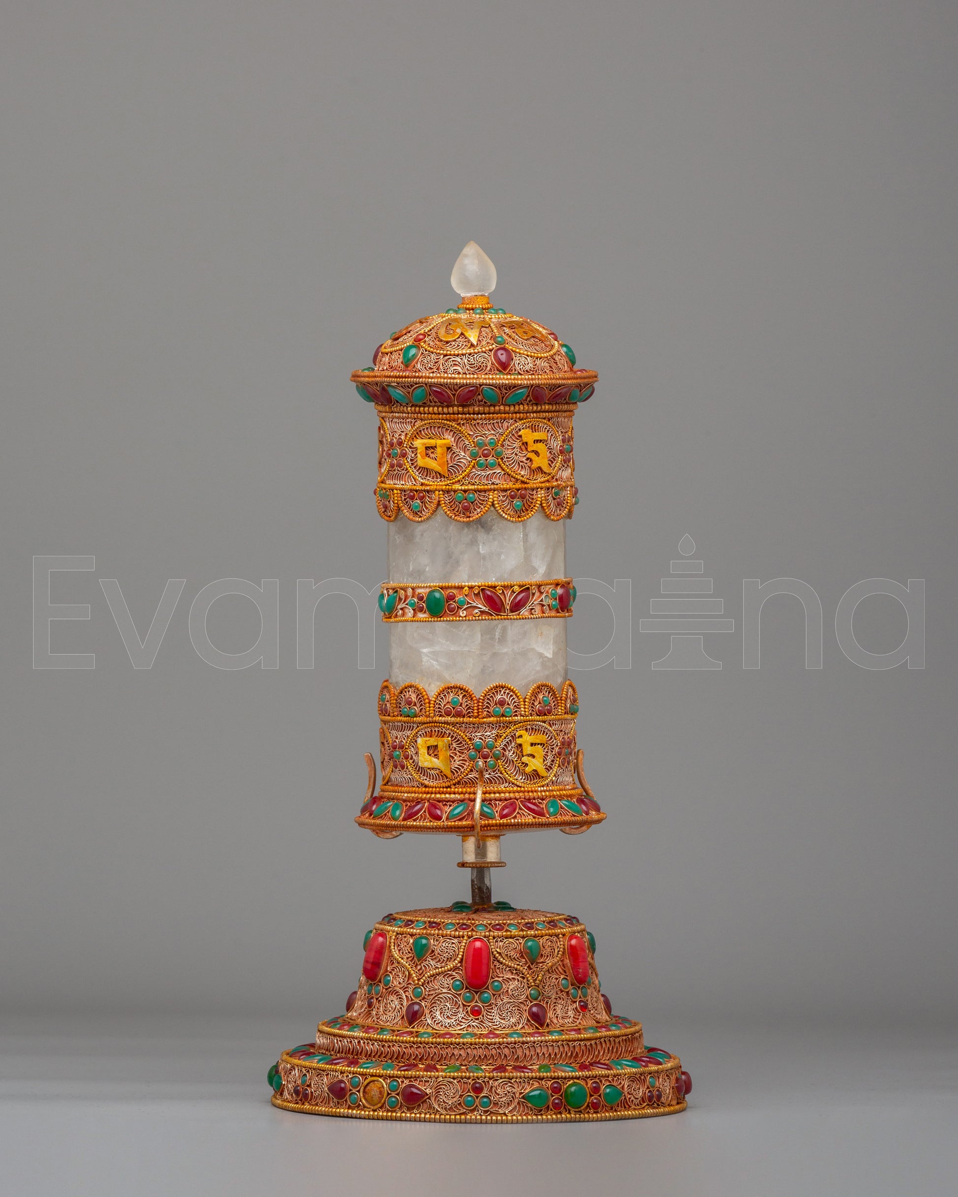 Crystal Prayer Wheel