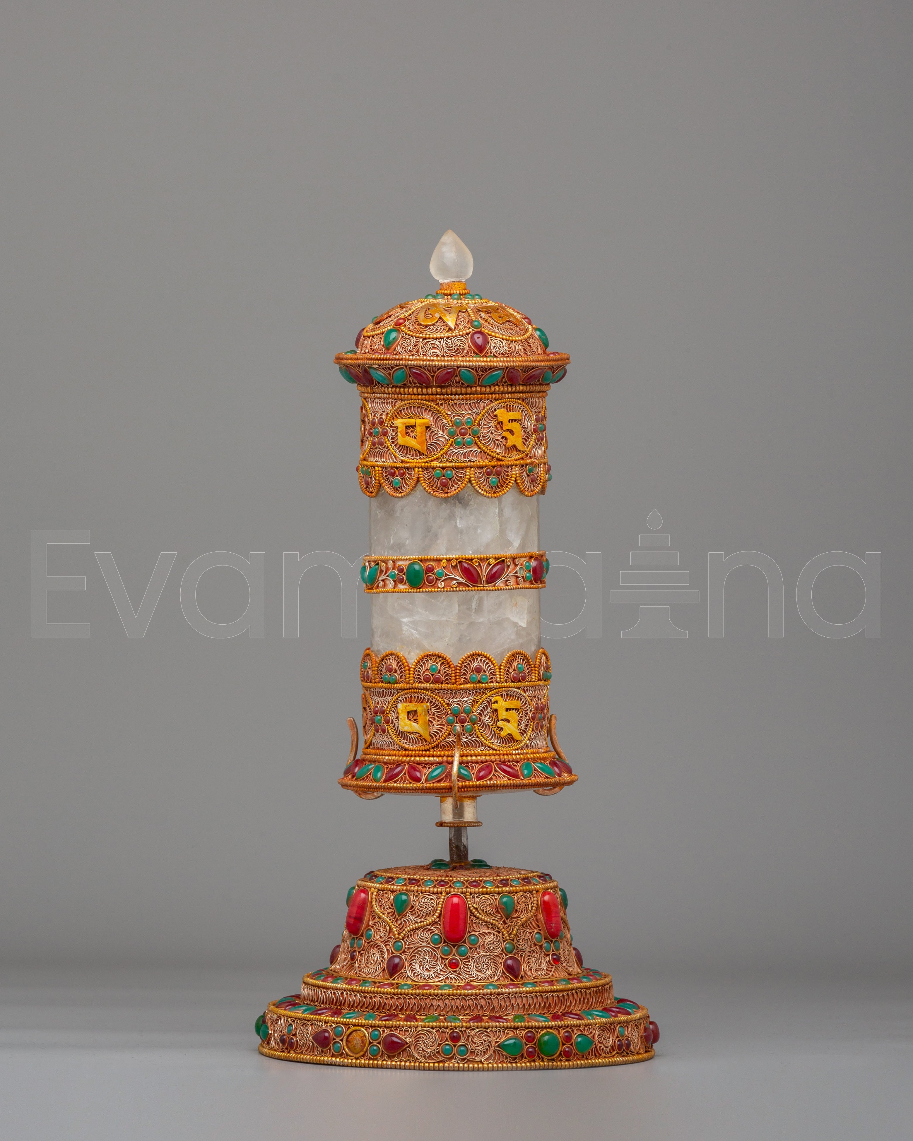 Crystal Prayer Wheel