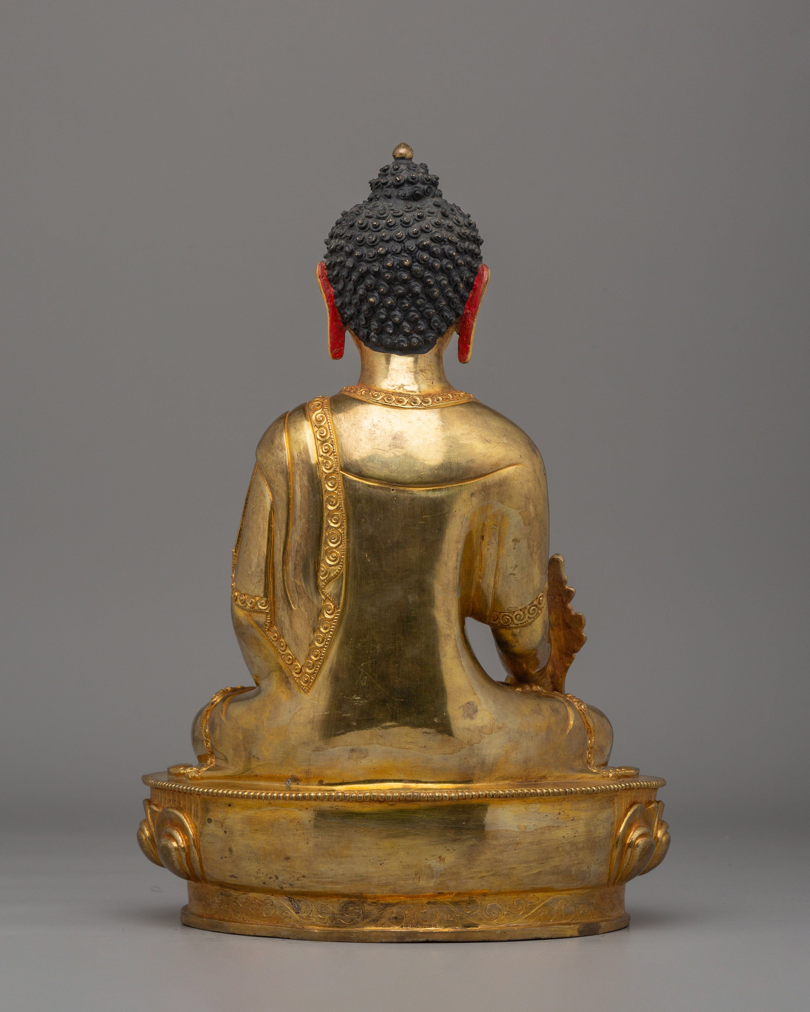 Spiritual Handcrafted Medicine Buddha Statue | Tibetan Healing Deity Figurine