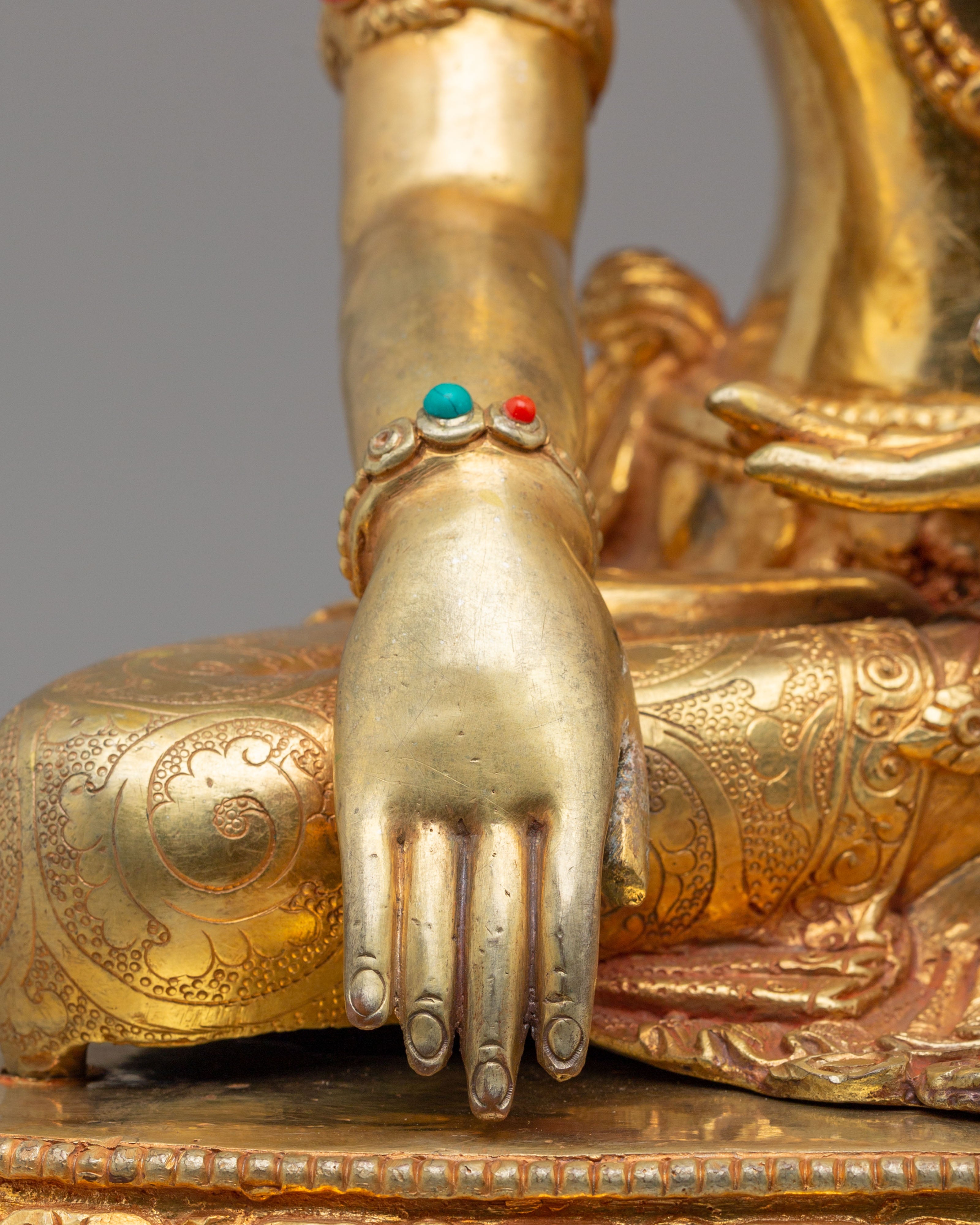 Crowned Shakyamuni Buddha Peaceful Statue | Serene Presence for Your Sacred Space