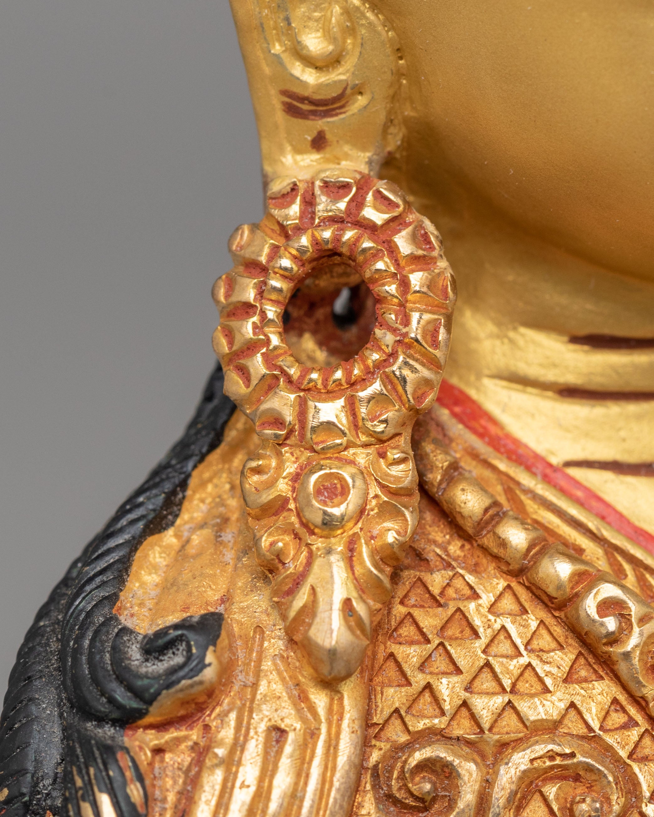 Sacred Altar Guru Rinpoche Statue | Tibetan Copper Statue