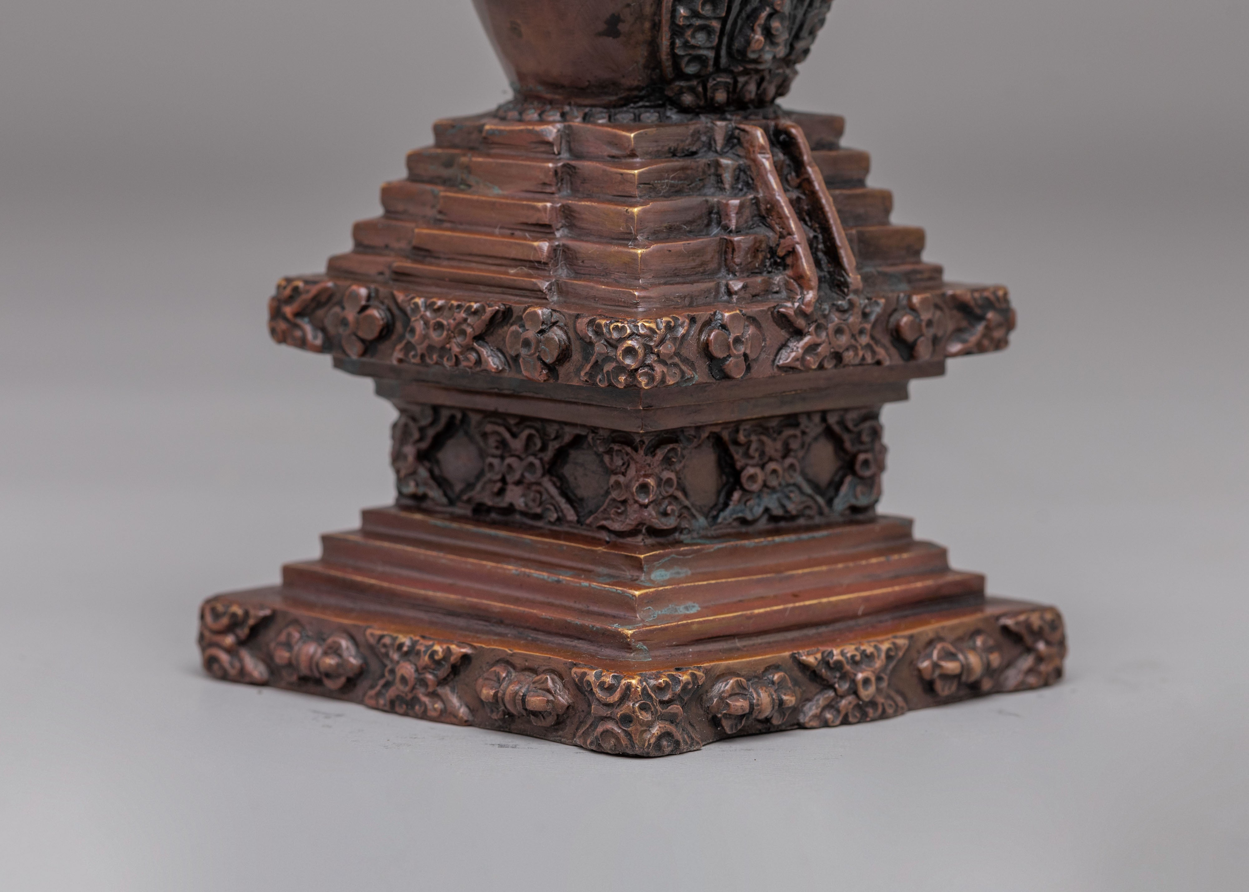 Tibetan Descent from Heaven Stupa | Symbol of Enlightenment