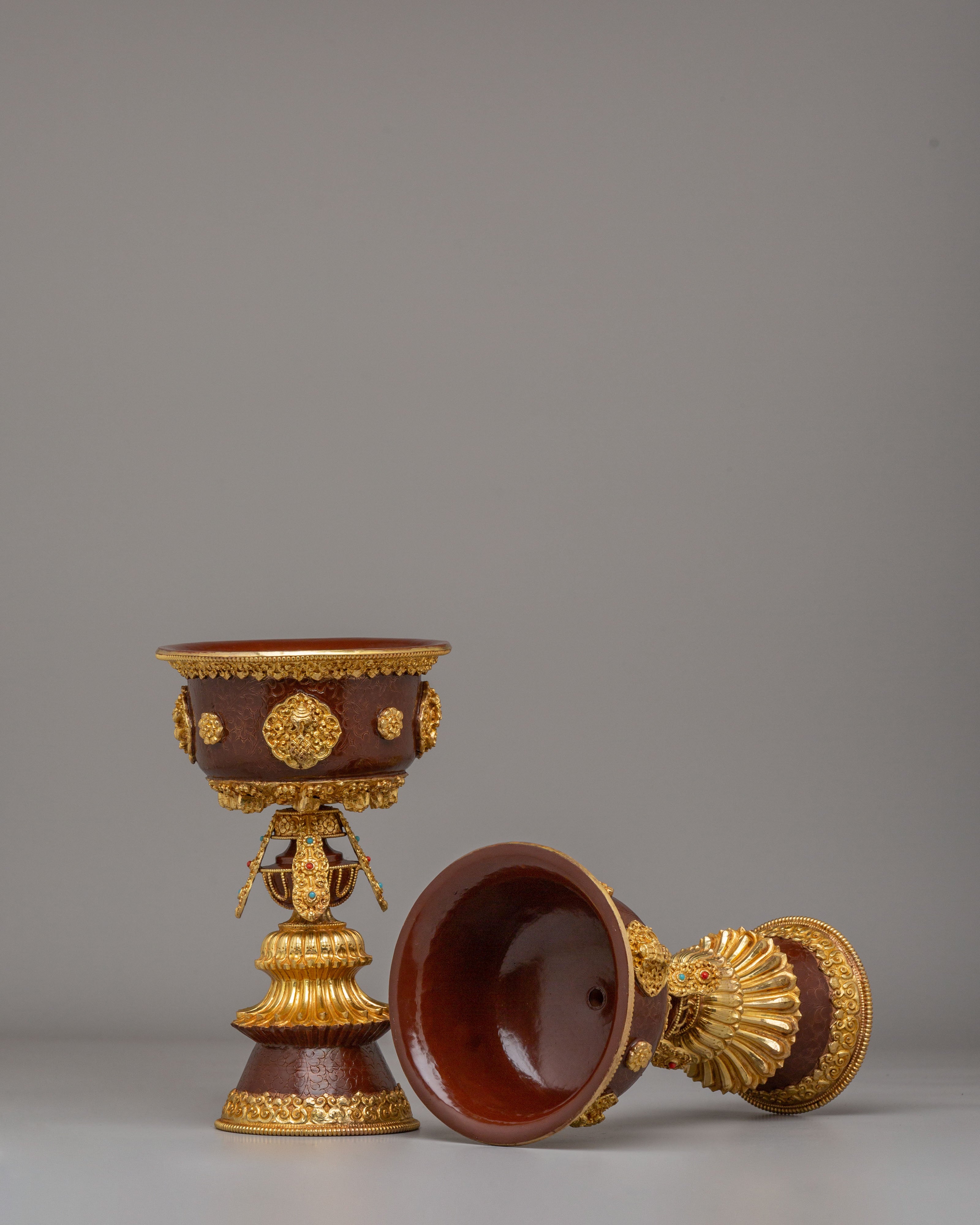 Himalayan Butter Lamp for Ritual | Tibetan Buddhist Light Offering