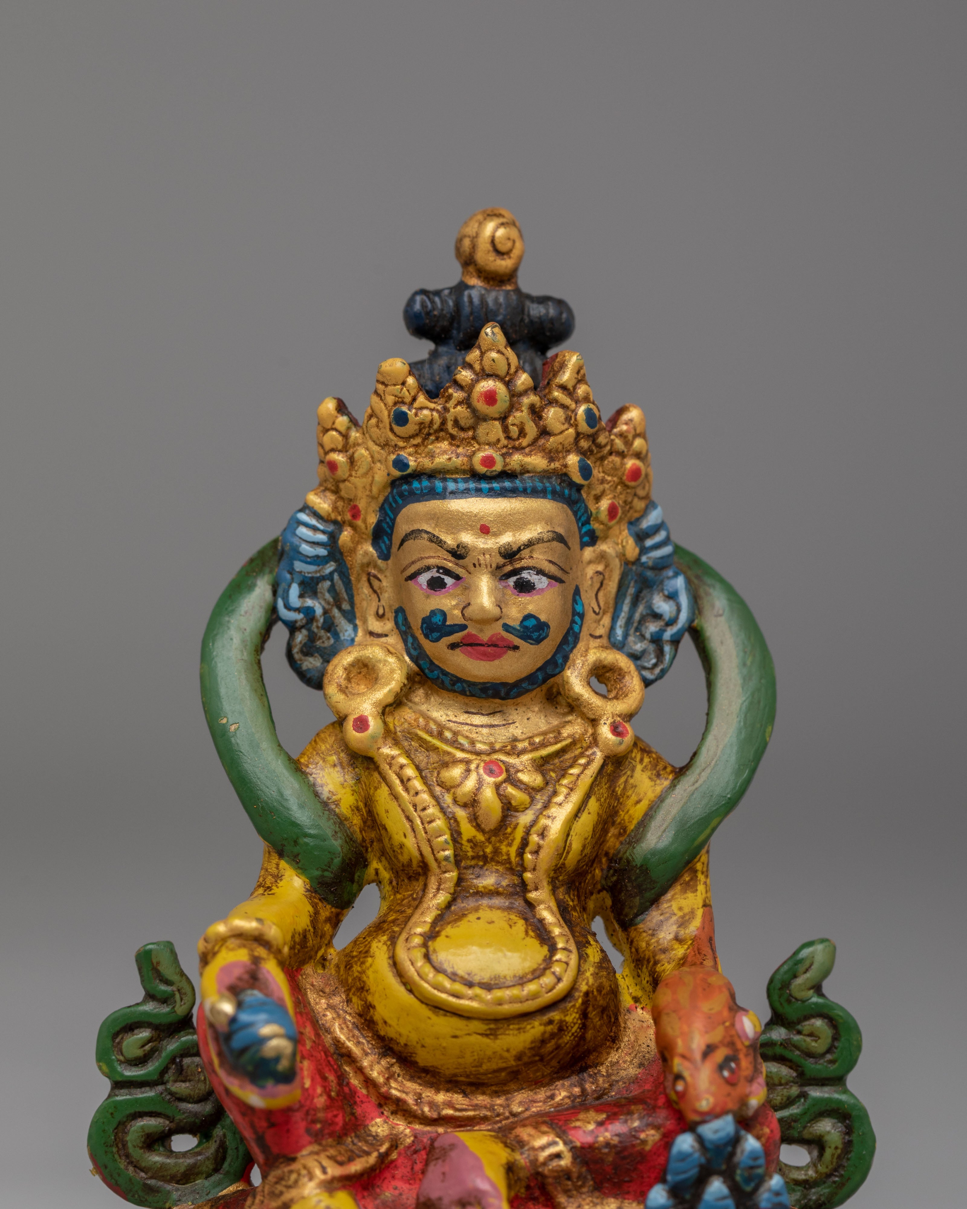 Himalayan Dzambhala Wealth God Statue | Spiritual Abundance Art