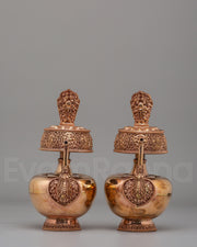 Sacred Tibetan Altar Bhumba Set 