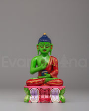 Spiritual Amogasiddhi Dhyani Buddha Statue