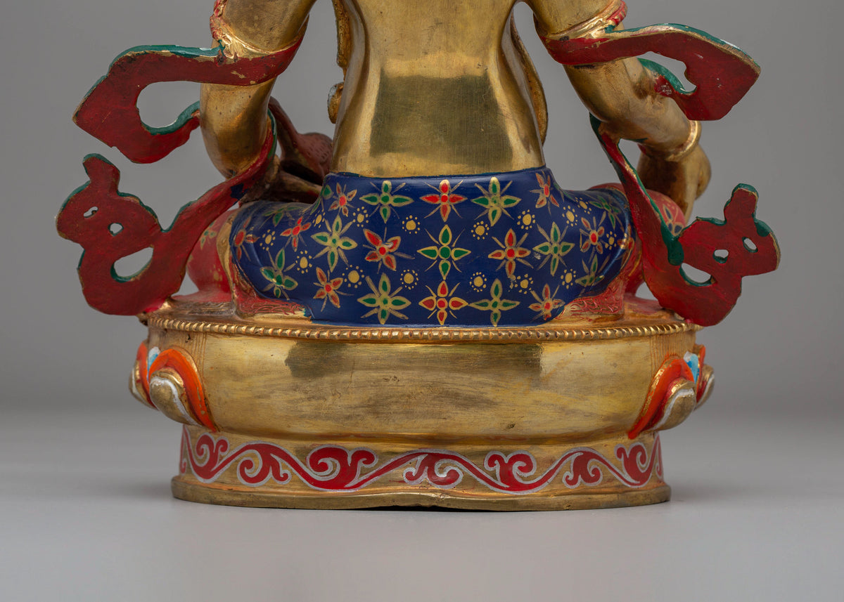 Handcrafted Buddhist Dzambhala Statue | Wealth Deity