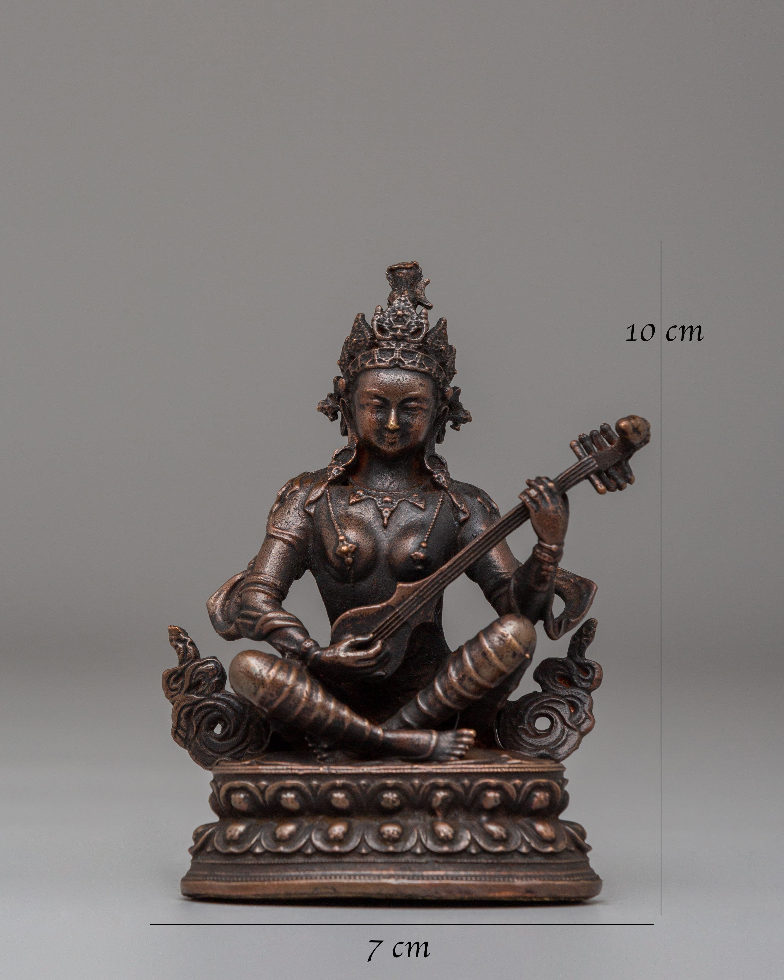 Saraswati Decor Statue | Handcrafted Bronze Statue for Home Decor