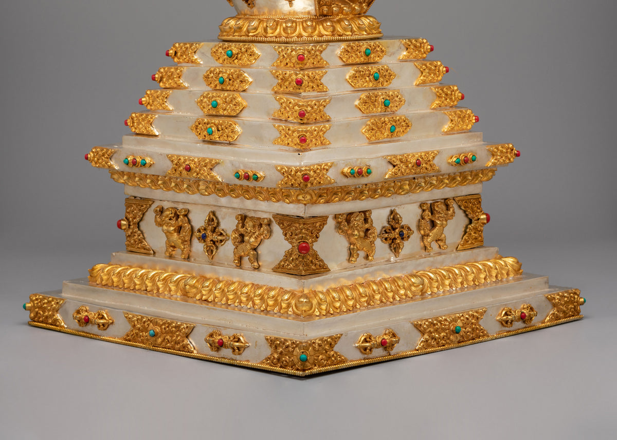 Tibetan Enlightenment Jangchub Stupa | Symbolizing Spiritual Awakening