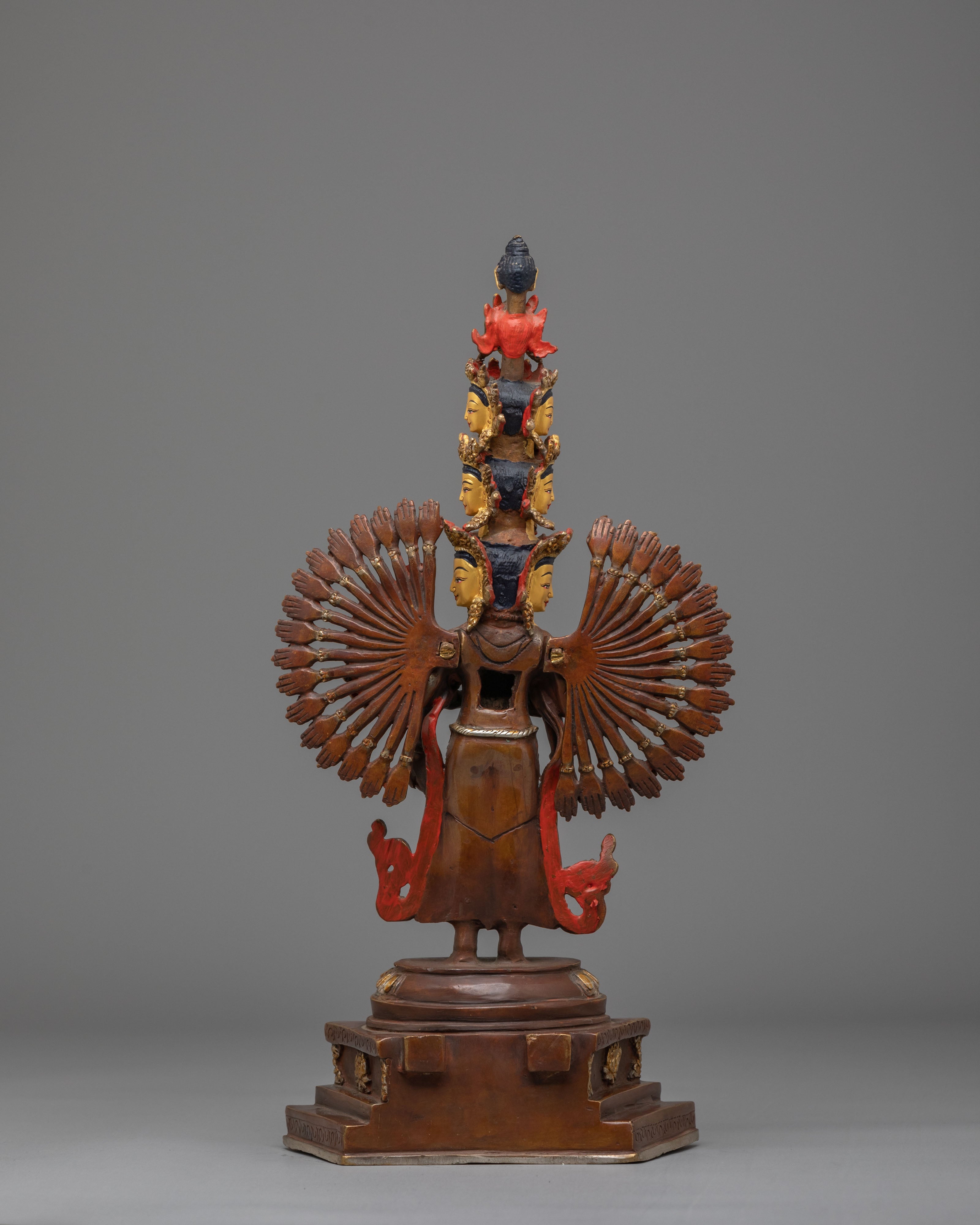 Himalayan 1000-Armed Chenrezig Sculpture | Symbol of Infinite Compassion