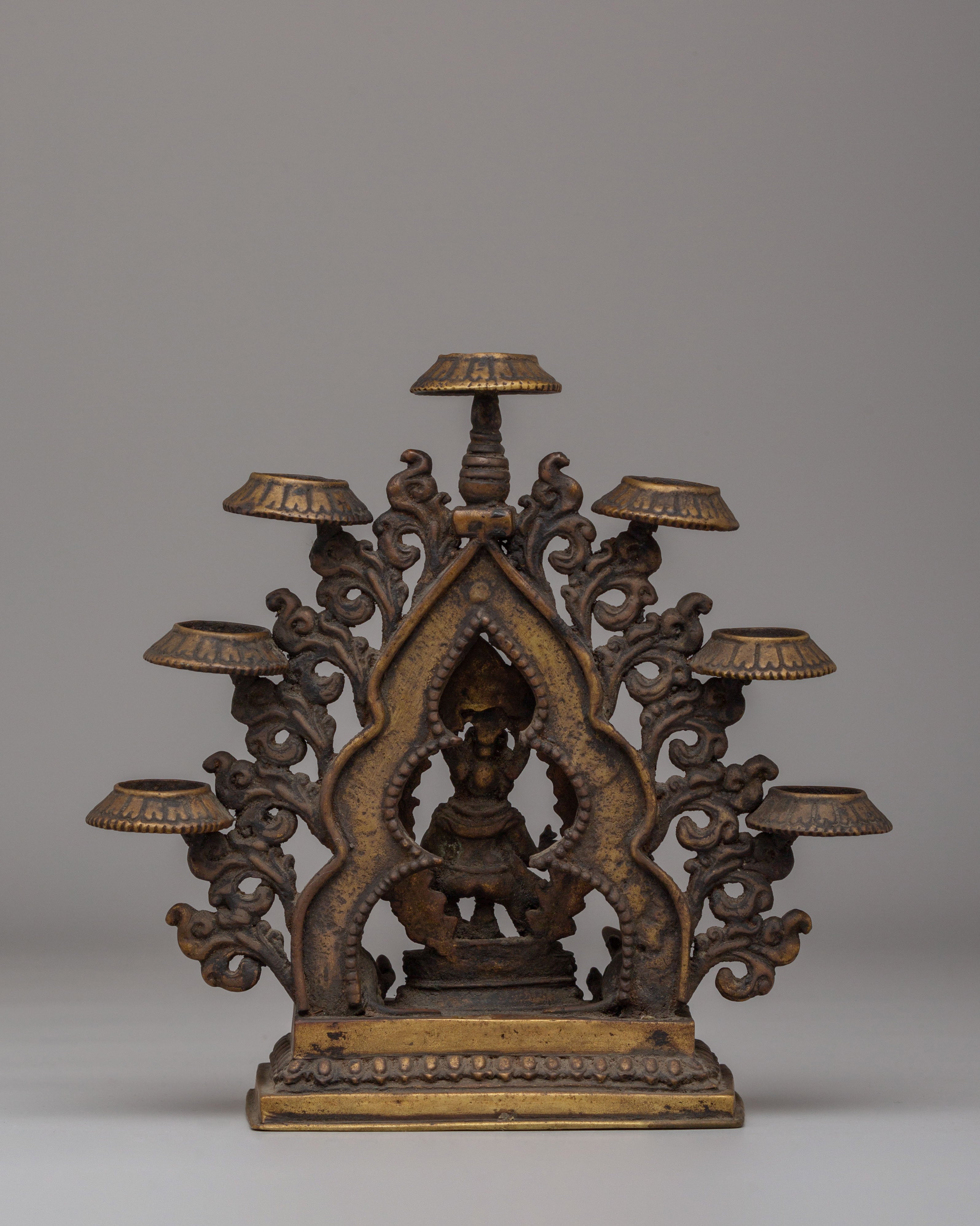 Handcrafted Ganesh Oil Lamp | Brass Lamp