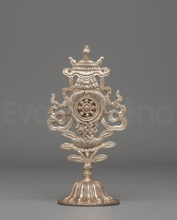 Handcrafted Silver Auspicious Symbol