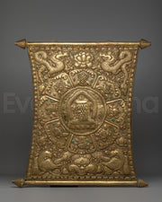 Kalachakra Mandala Wall Hanging | Handmade Sacred Decor