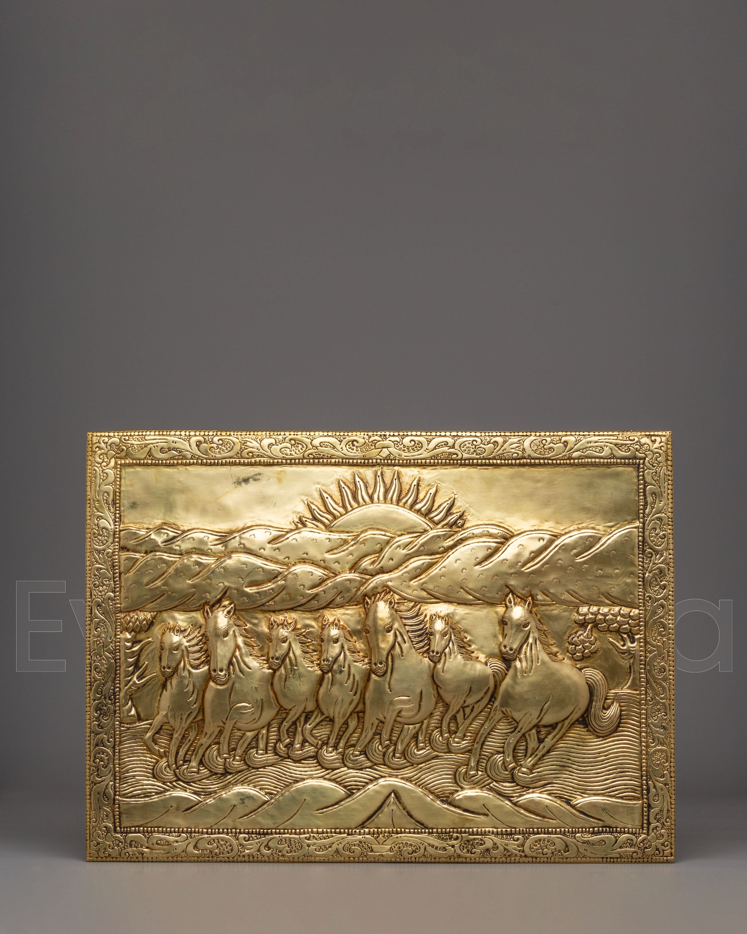Handcrafted Seven Horse Wall Hanging | Wall Hanging Artwork