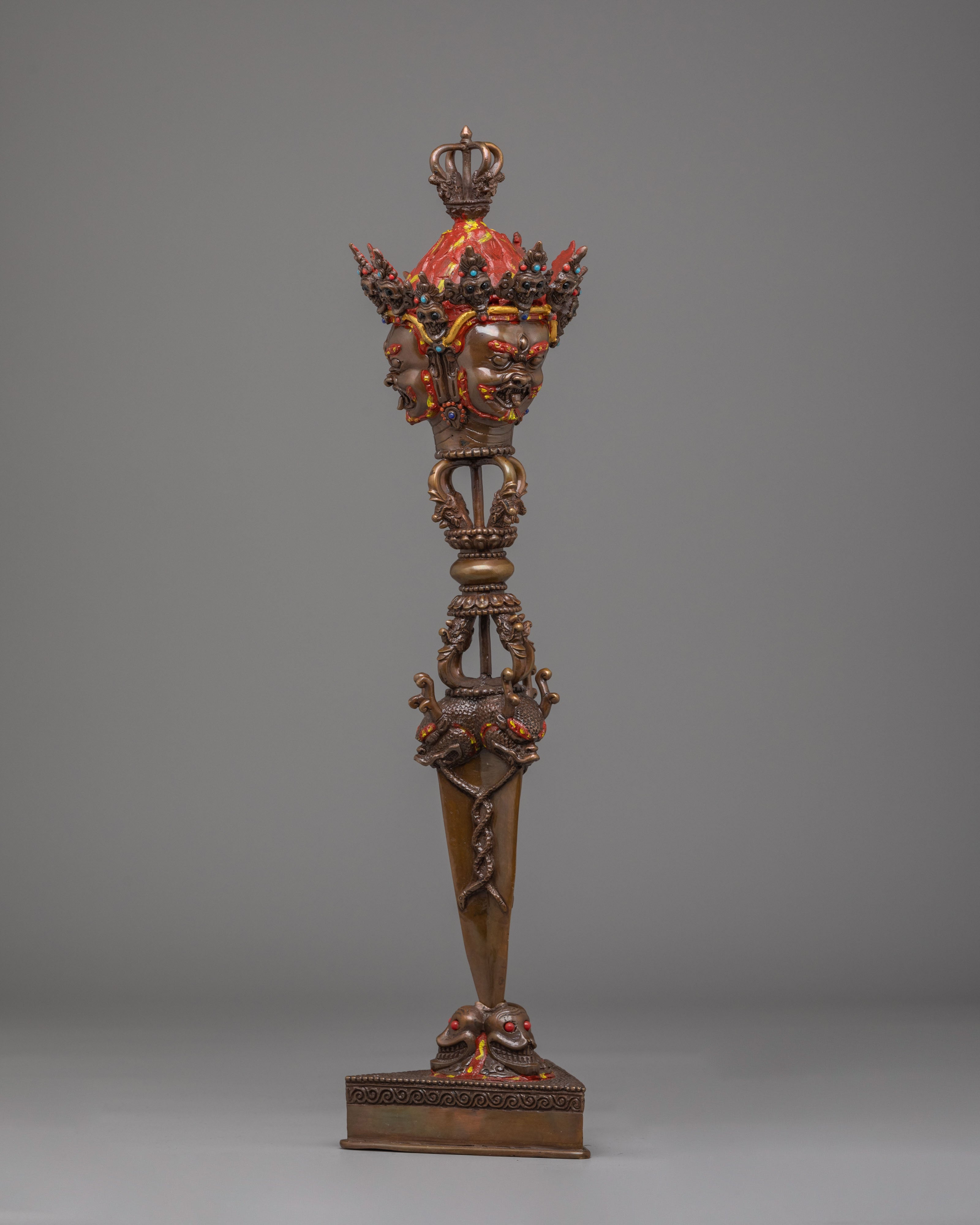 Ceremonial Ritual Phurba | A Sacred Buddhist Dagger for Transformation