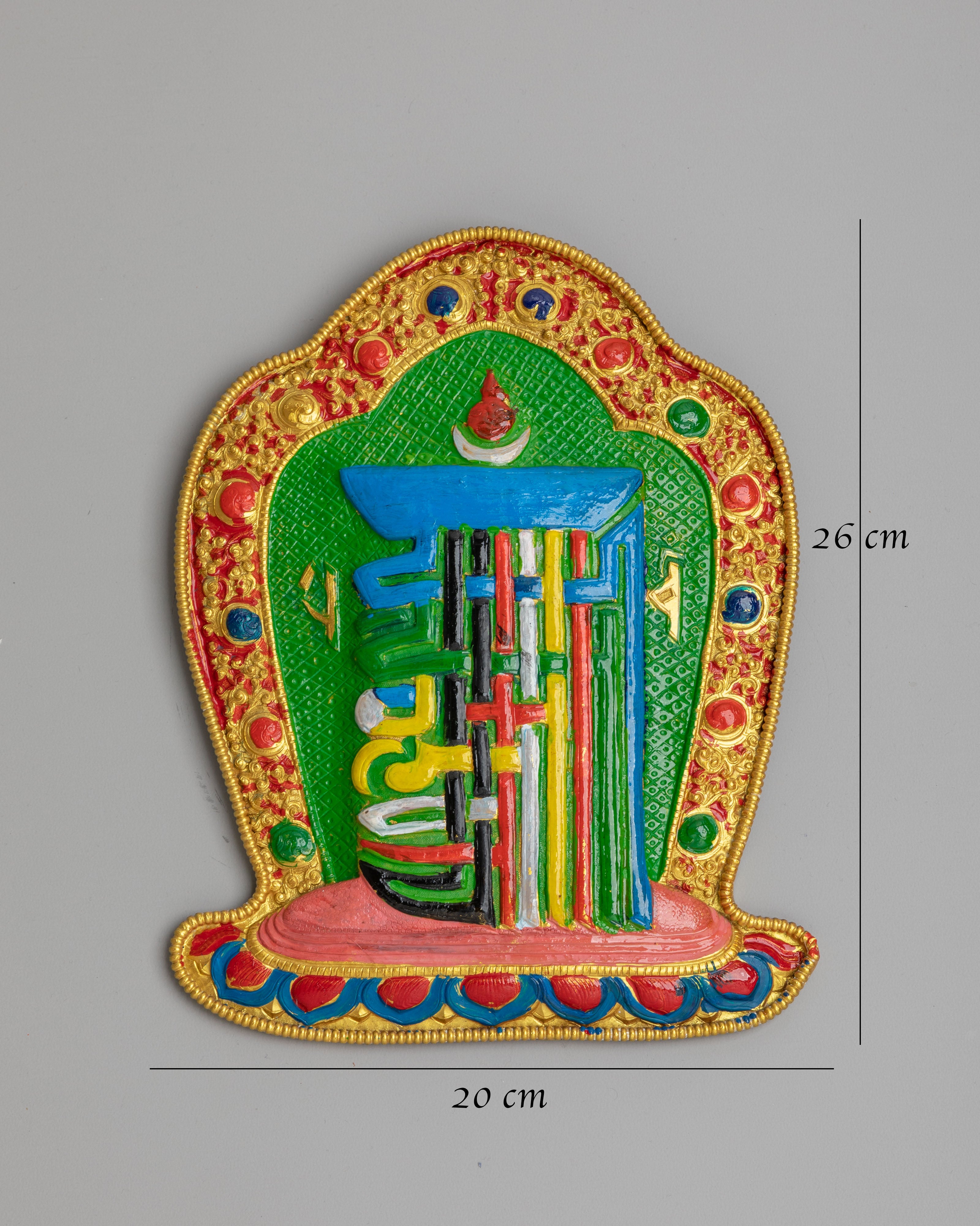 Sacred Kalachakra Wall Art for Altar | Tibetan Buddhist Artwork