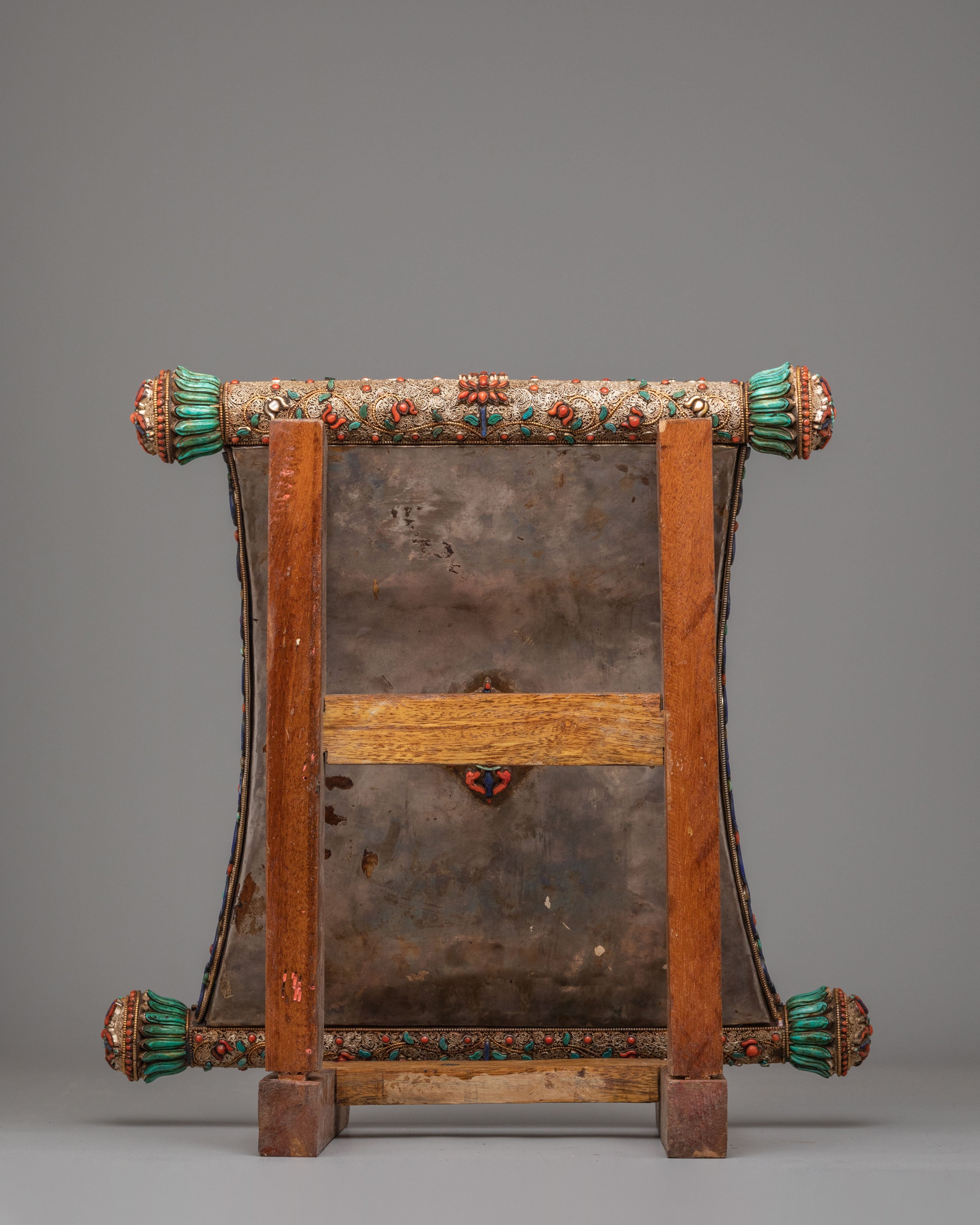Exclusive Himalayan Metal Thangka | Exclusive Silver and Gemstone Metal Thangka
