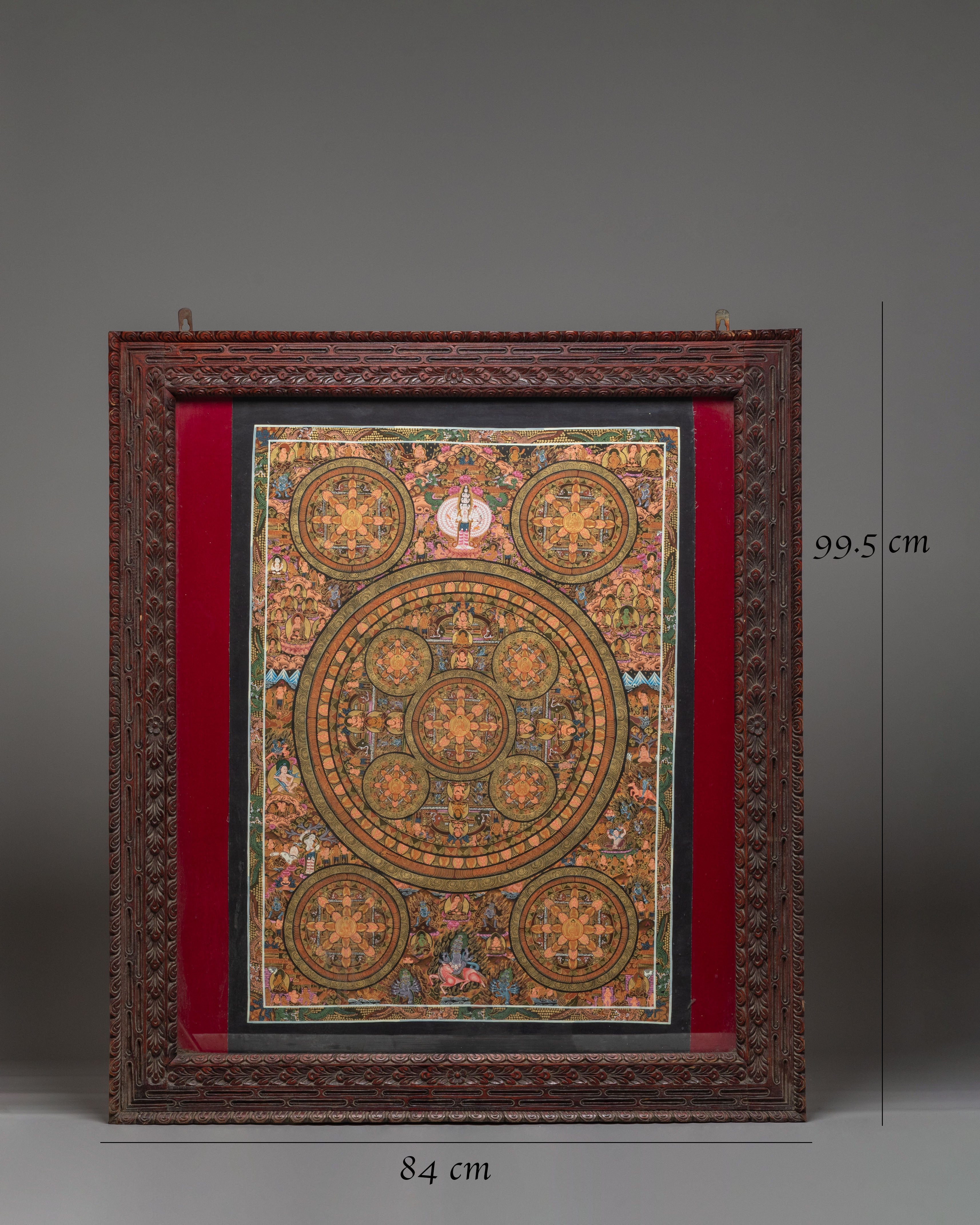 Decorative Mandala Wall Hanging | A Sacred Art Piece for Spiritual Spaces