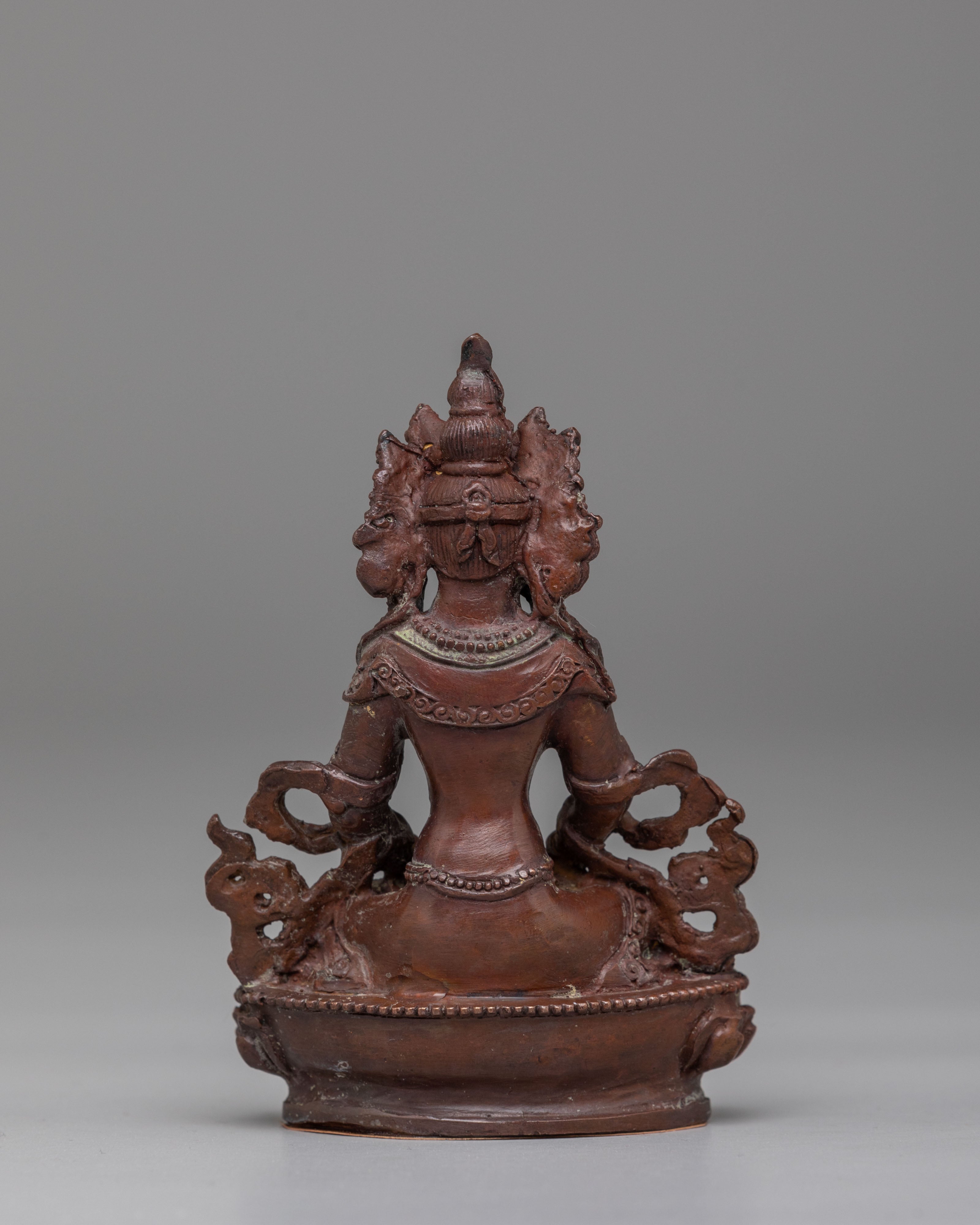 Handcrafted Amitayus Deity Statue | Buddhist Sculpture for Meditation