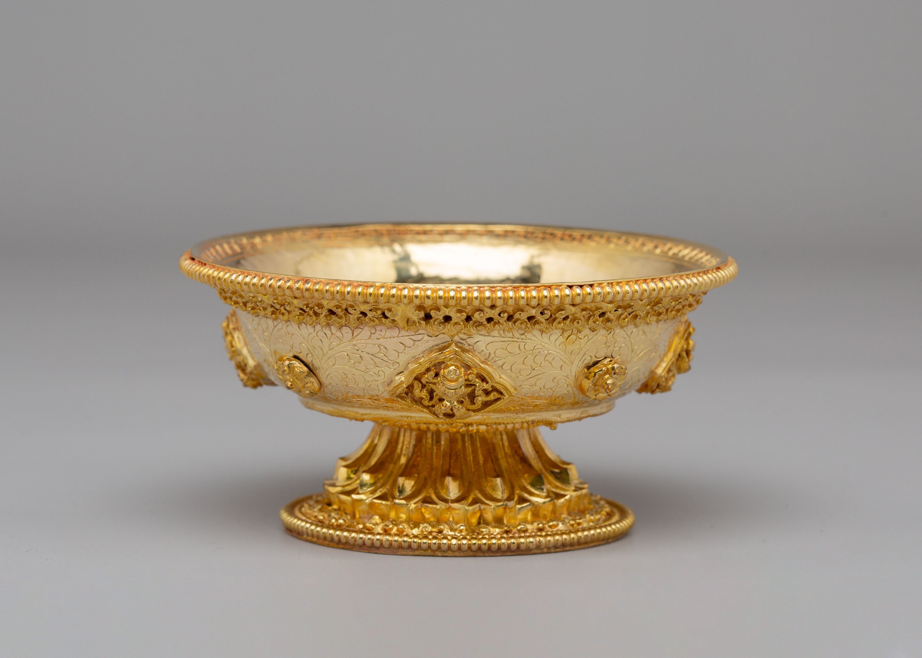 Handmade Serkyem Set | Tibetan Serkyem Offering Bowls
