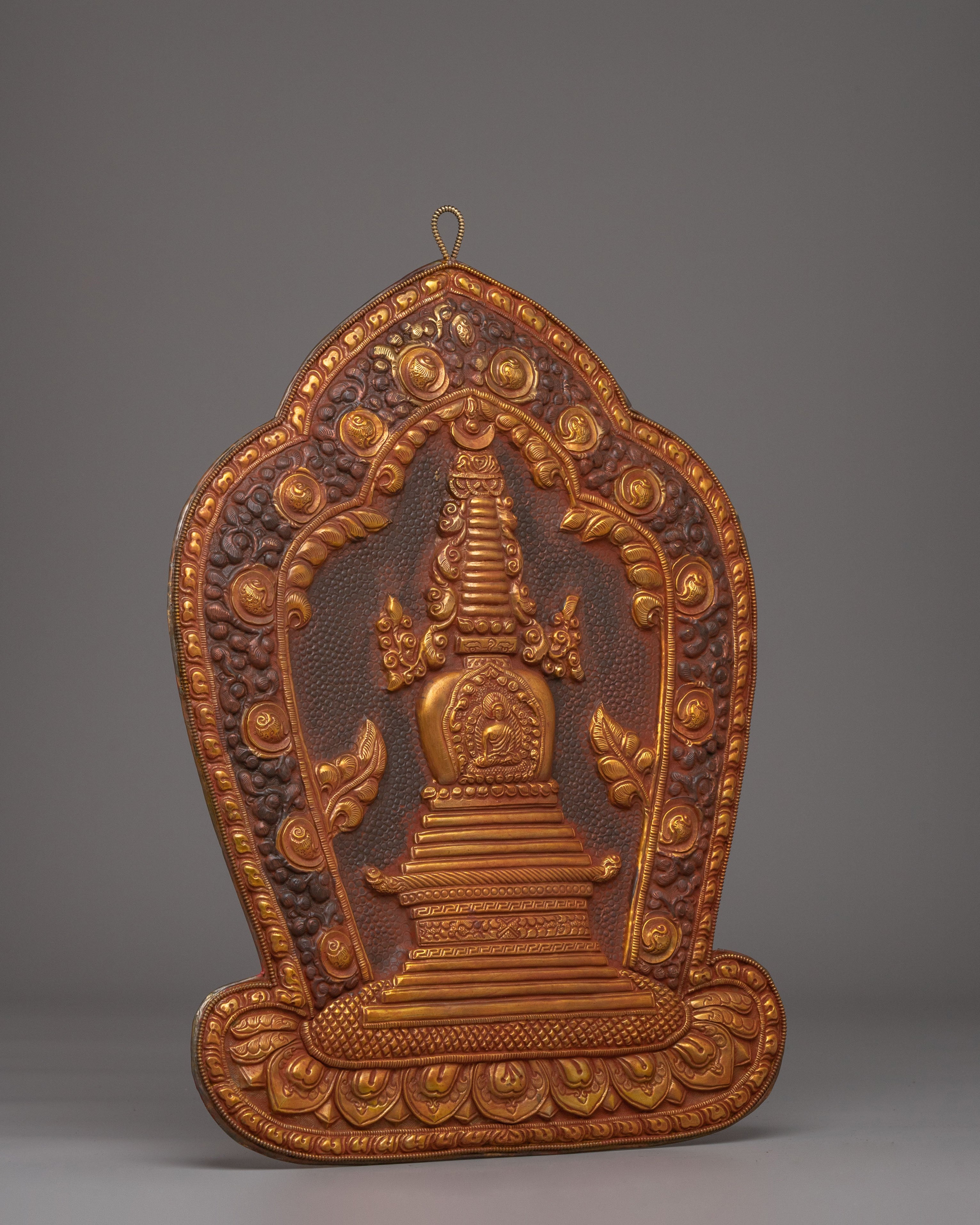 Handmade Stupa Wall Hanging | Tibetan Buddhist Decor