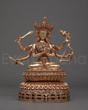 Tibetan Maha Manjushri Statue