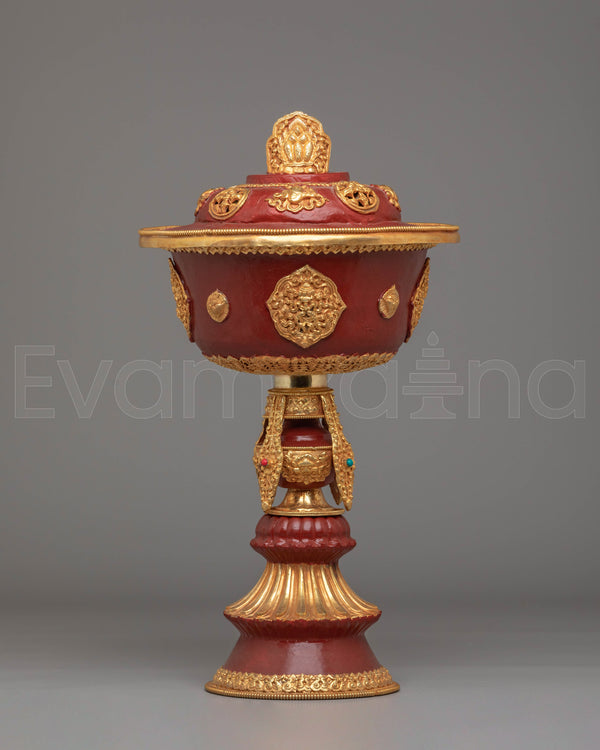 Tibetan Butter Lamp for Offering | Spiritual Altar Decor