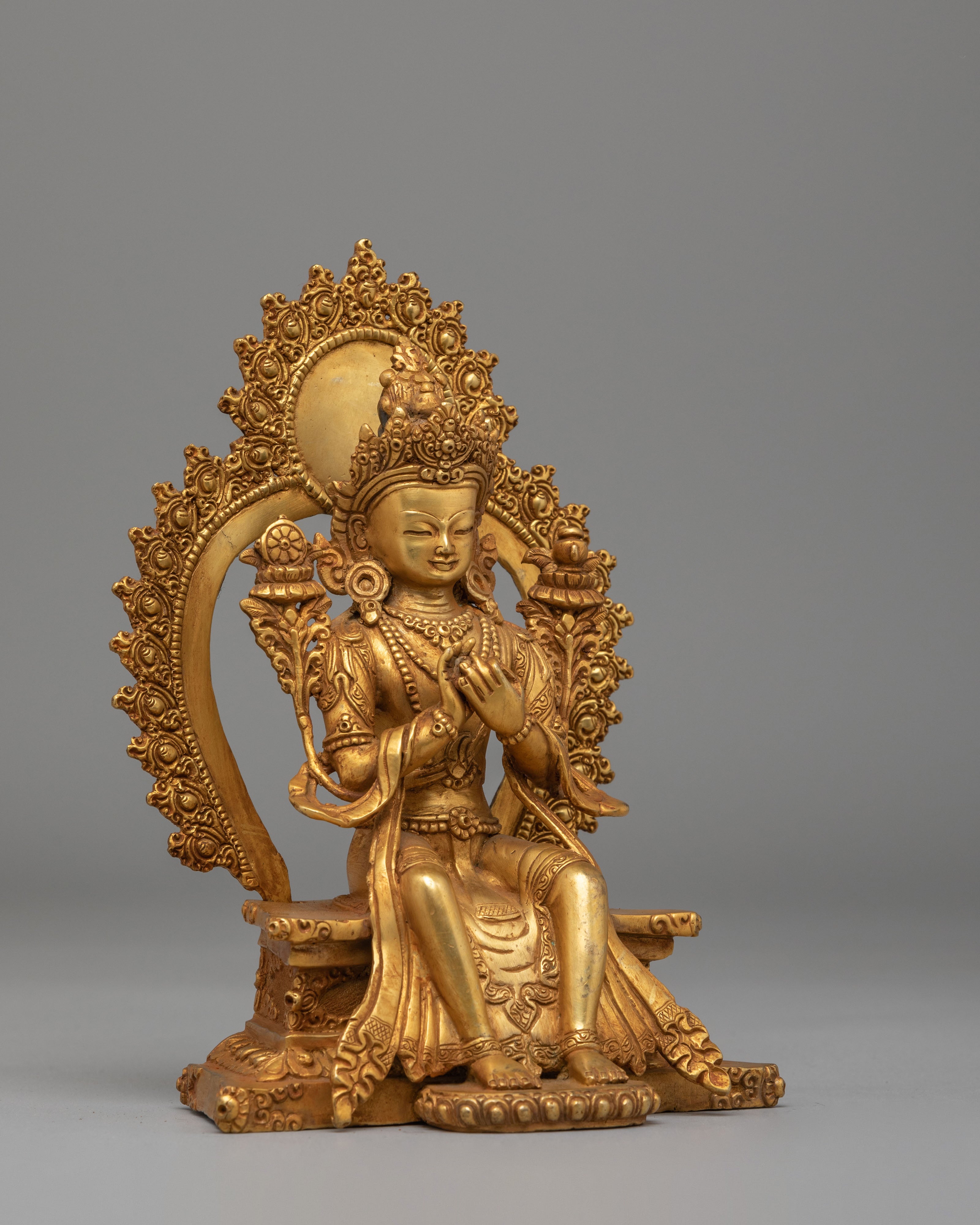 Buddhist Maitreya Buddha Sculpture | Sacred Future Buddha Sculpture