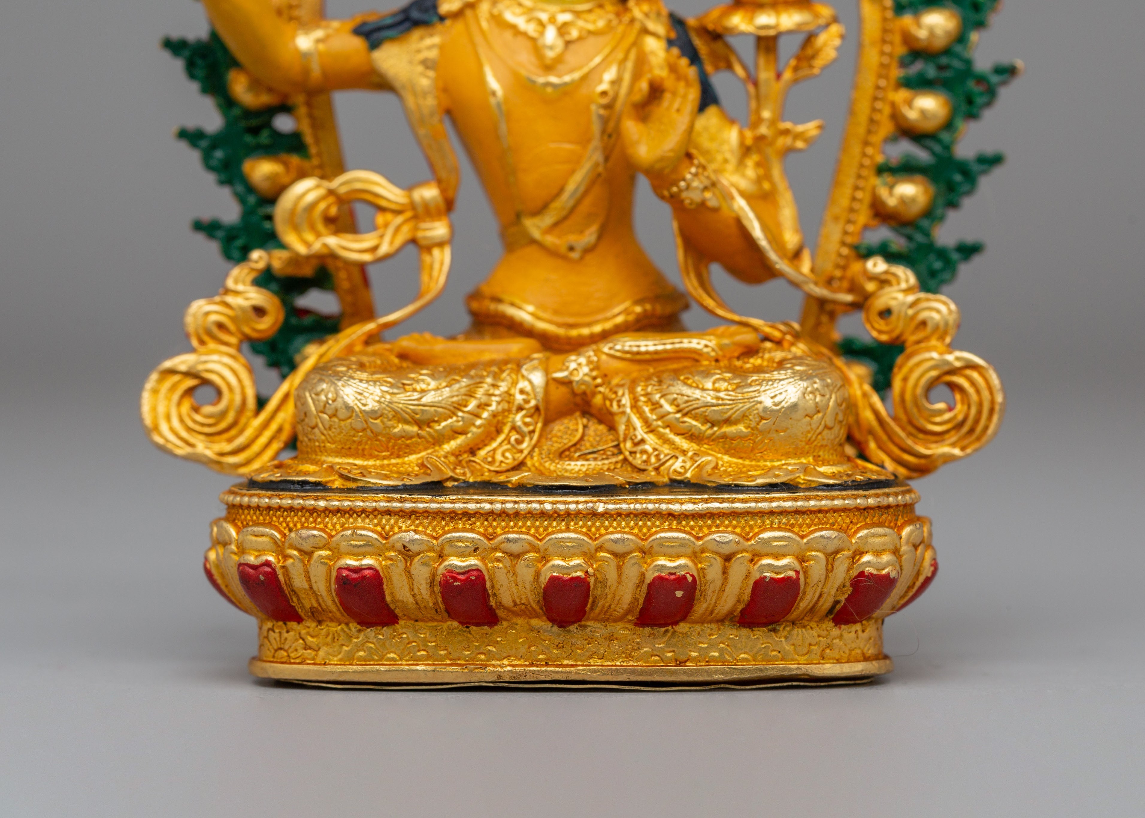Handcrafted Manjushri Deity Statue | Buddhist Art