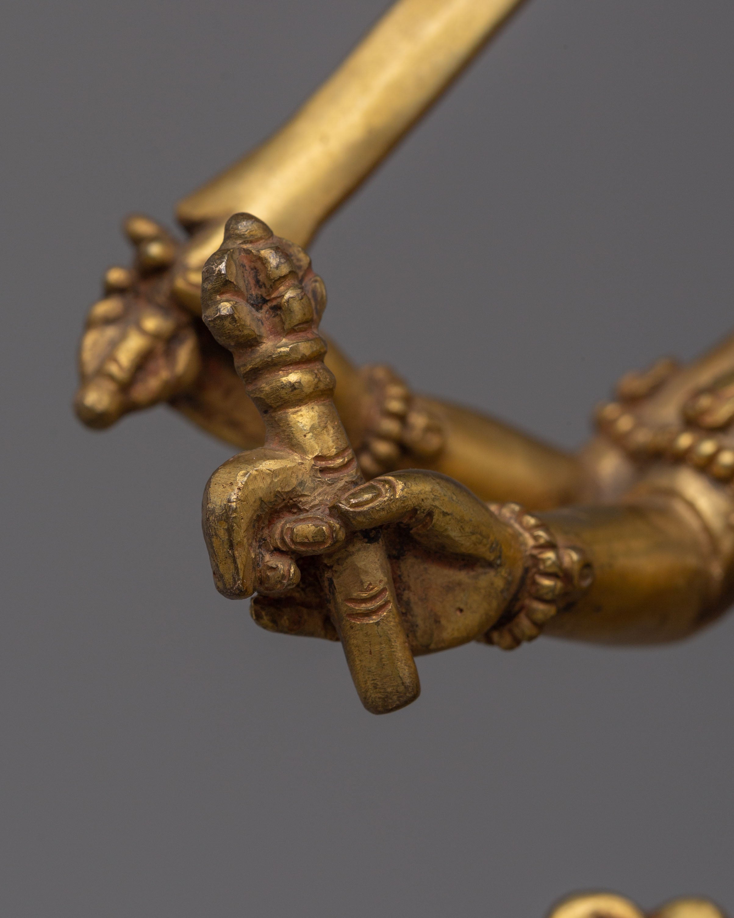 Handmade Mahakala Buddhist Phurba | Sacred Tibetan Ritual Dagger
