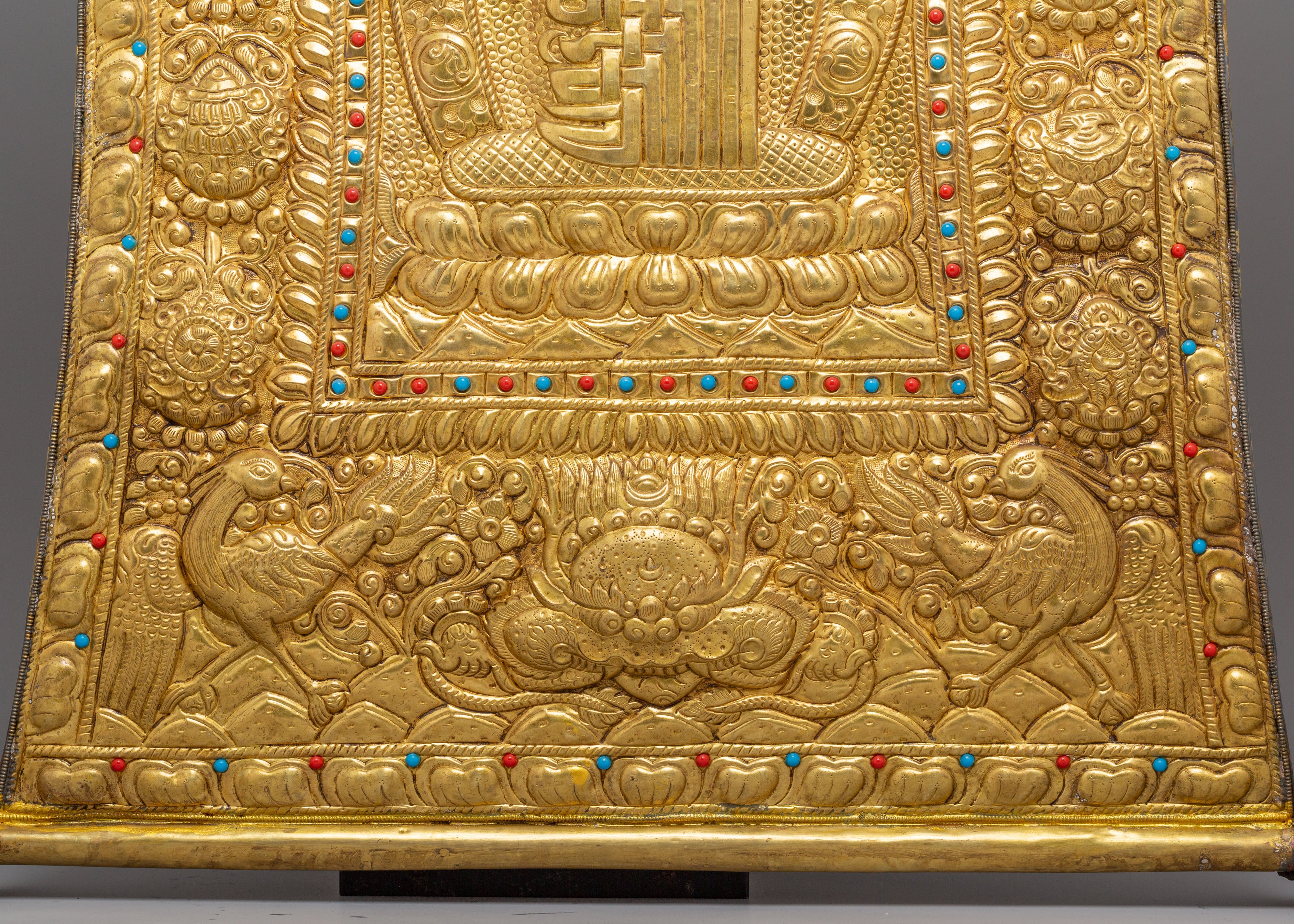 Kalachakra Metal Wall Hanging | Tibetan Buddhist Symbol