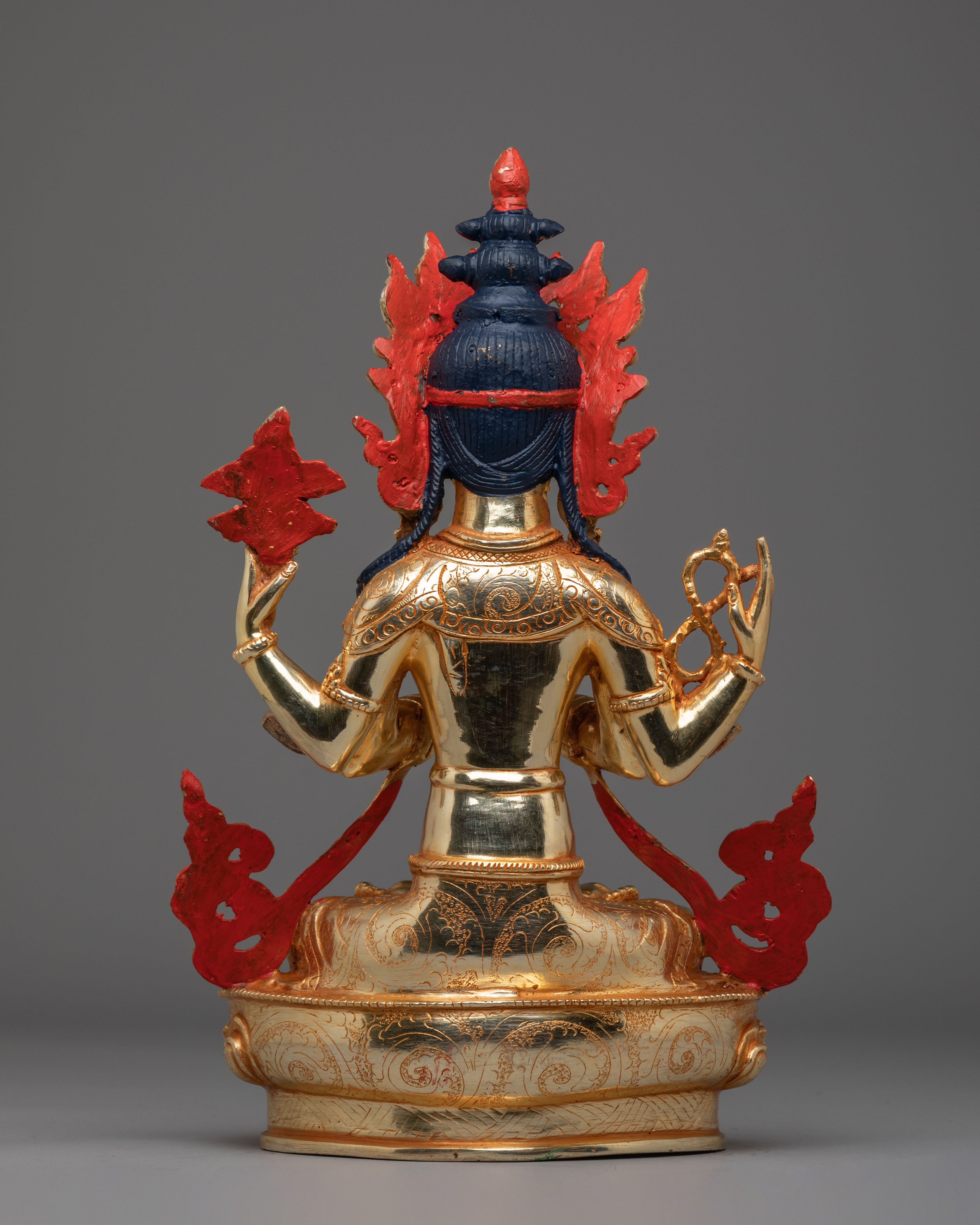 Buddhist Loving Compassion Chenrezig Statue | Bodhisattva of Mercy