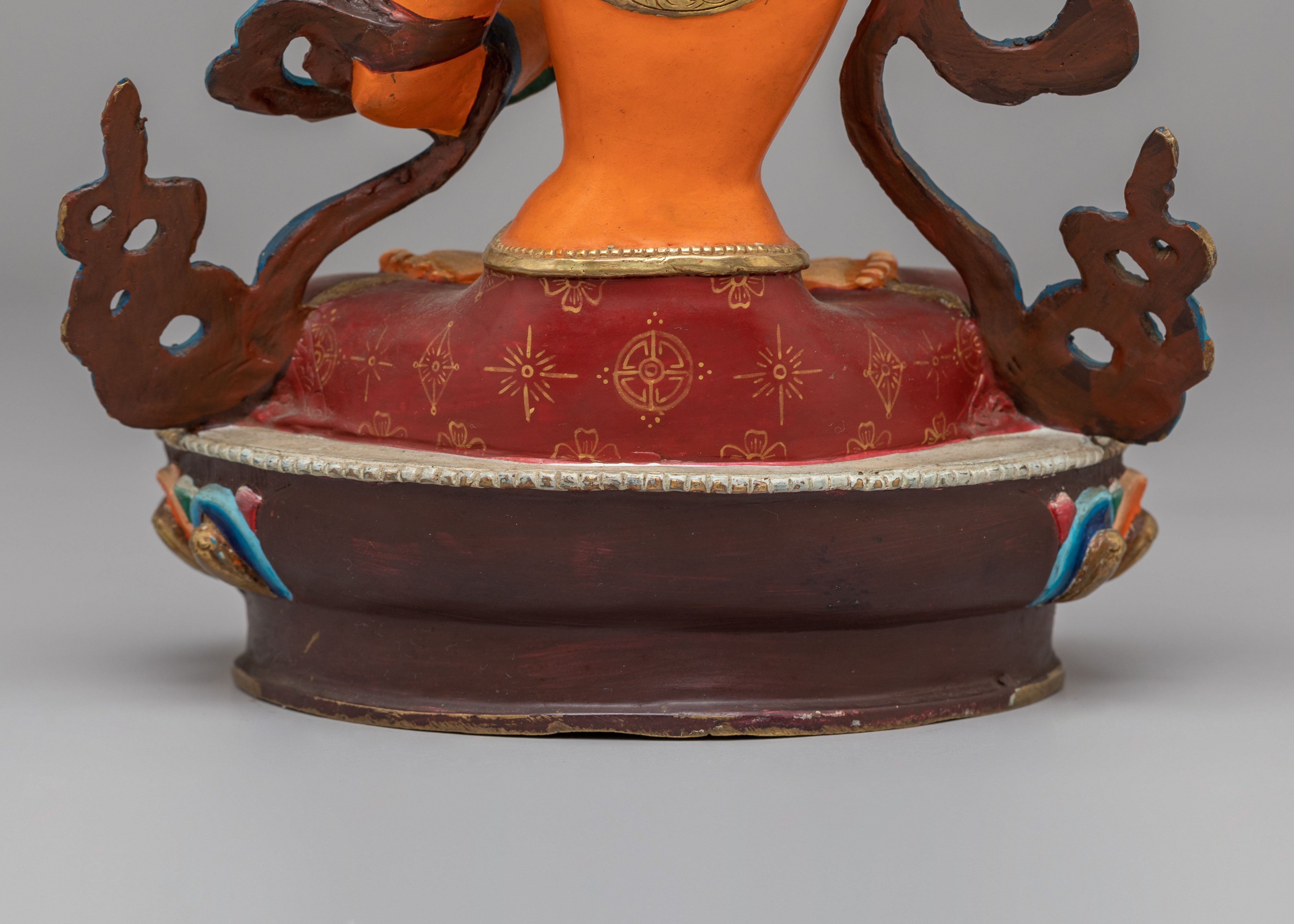 Spiritual Manjushri Divine Statue | Handcrafted Copper Manjushri Statue