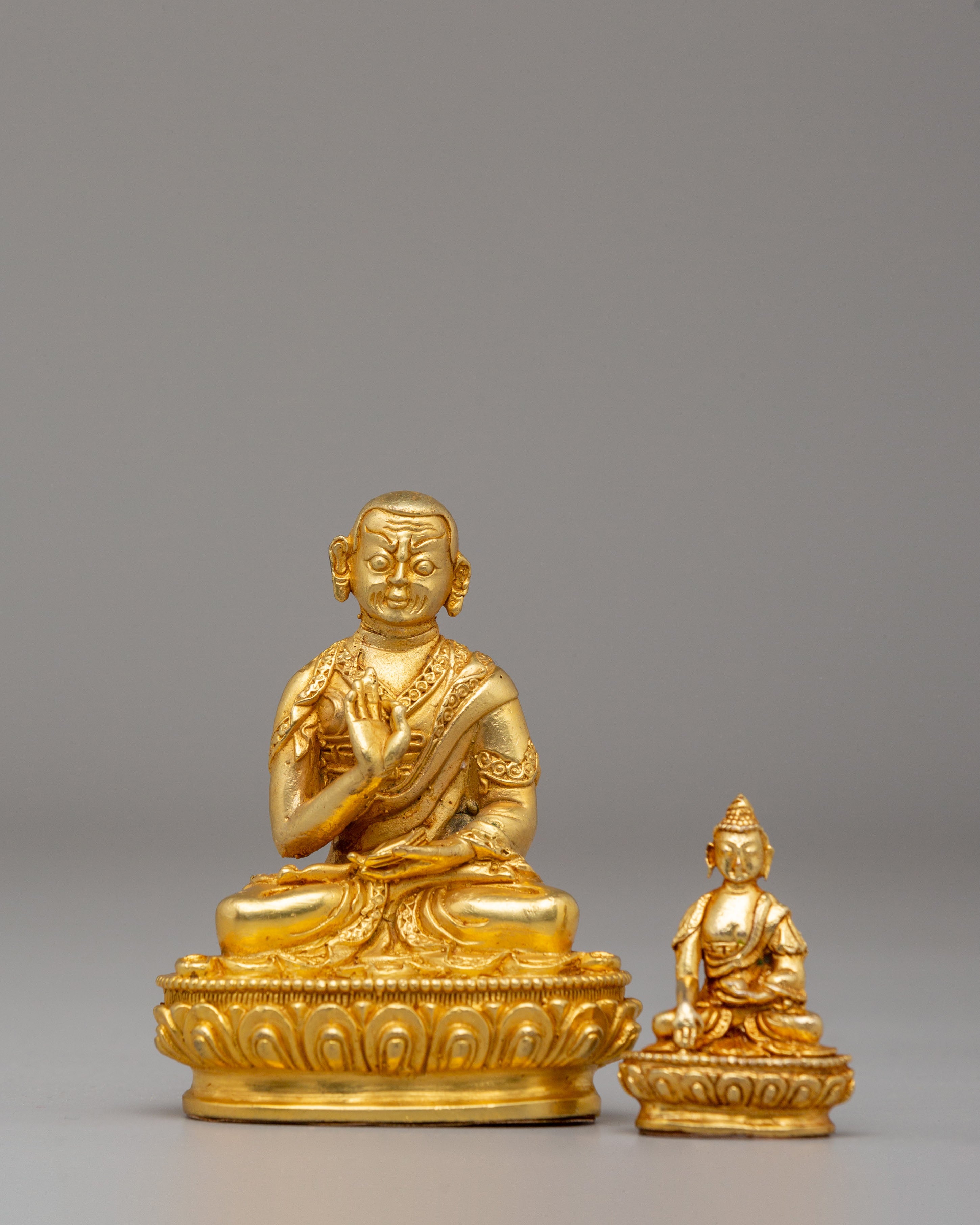 Spiritual Gyaltsab Je Statue | Sacred Buddhist Decor