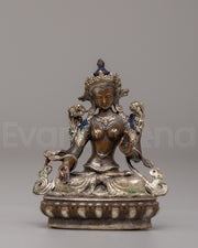 Divine White Tara Deity Statue 