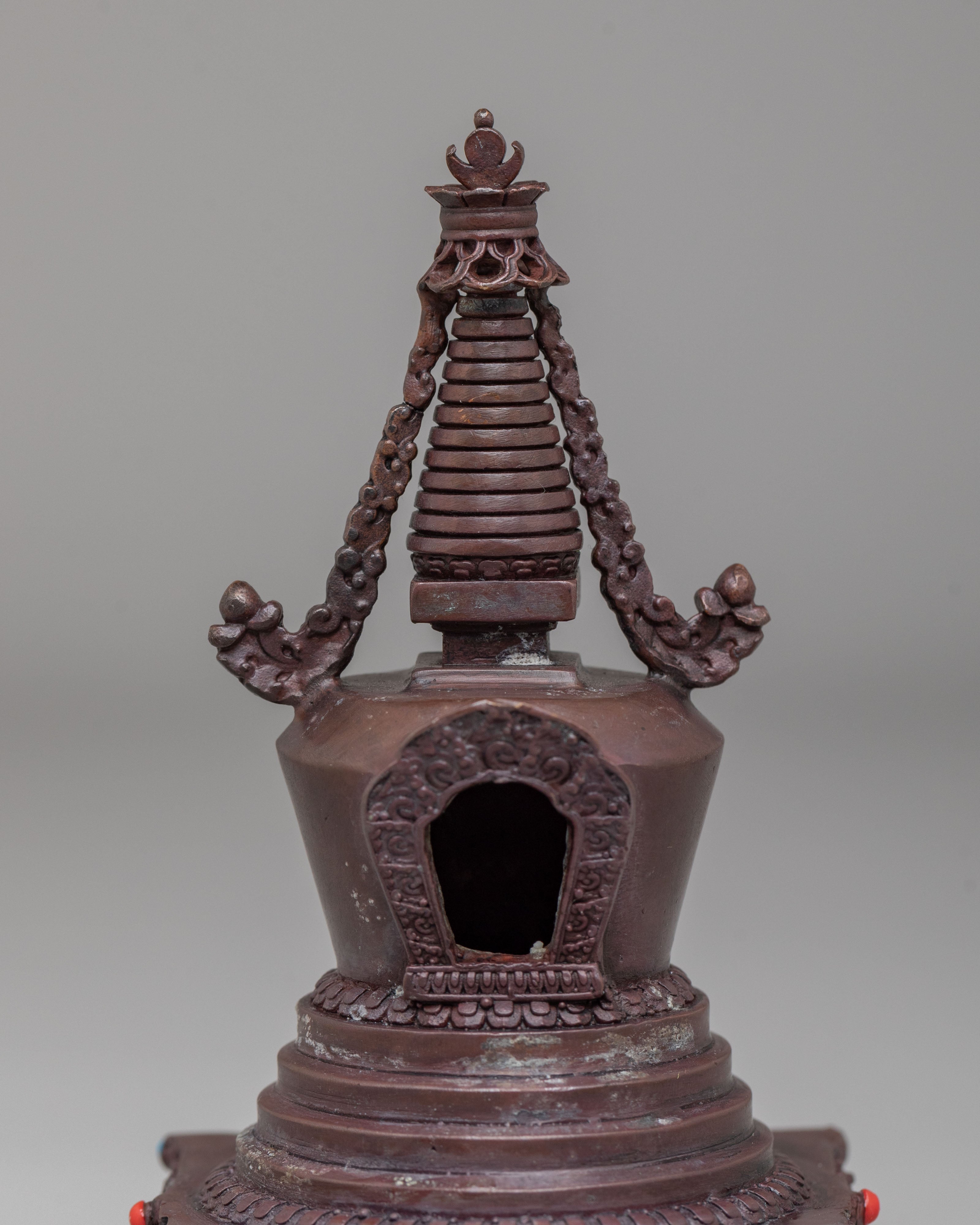 Machine Made Stupa Set | Perfect for Altars Meditation Spaces & Decor
