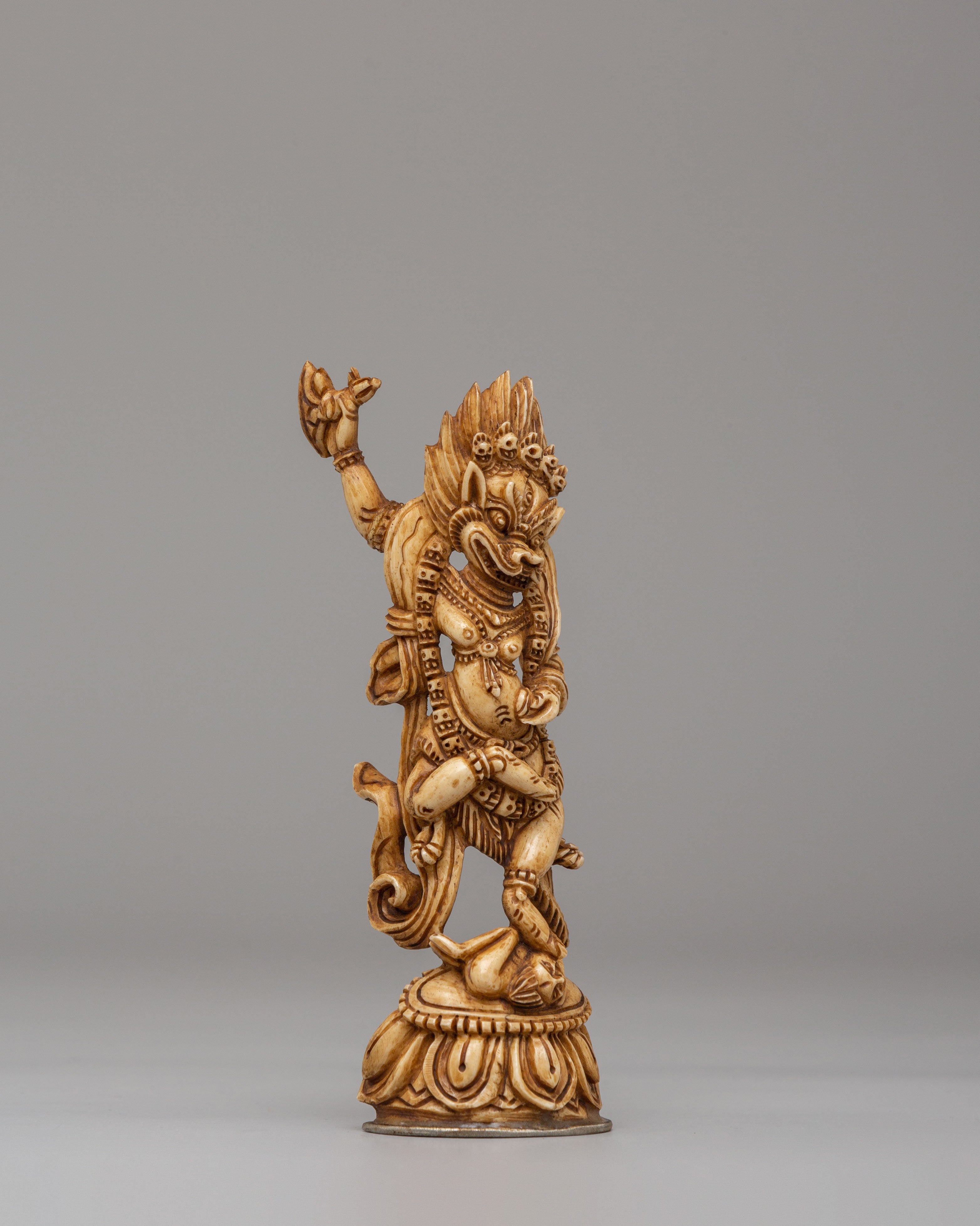 Traditional Bone Sculpture | Handcrafted Spiritual Decor