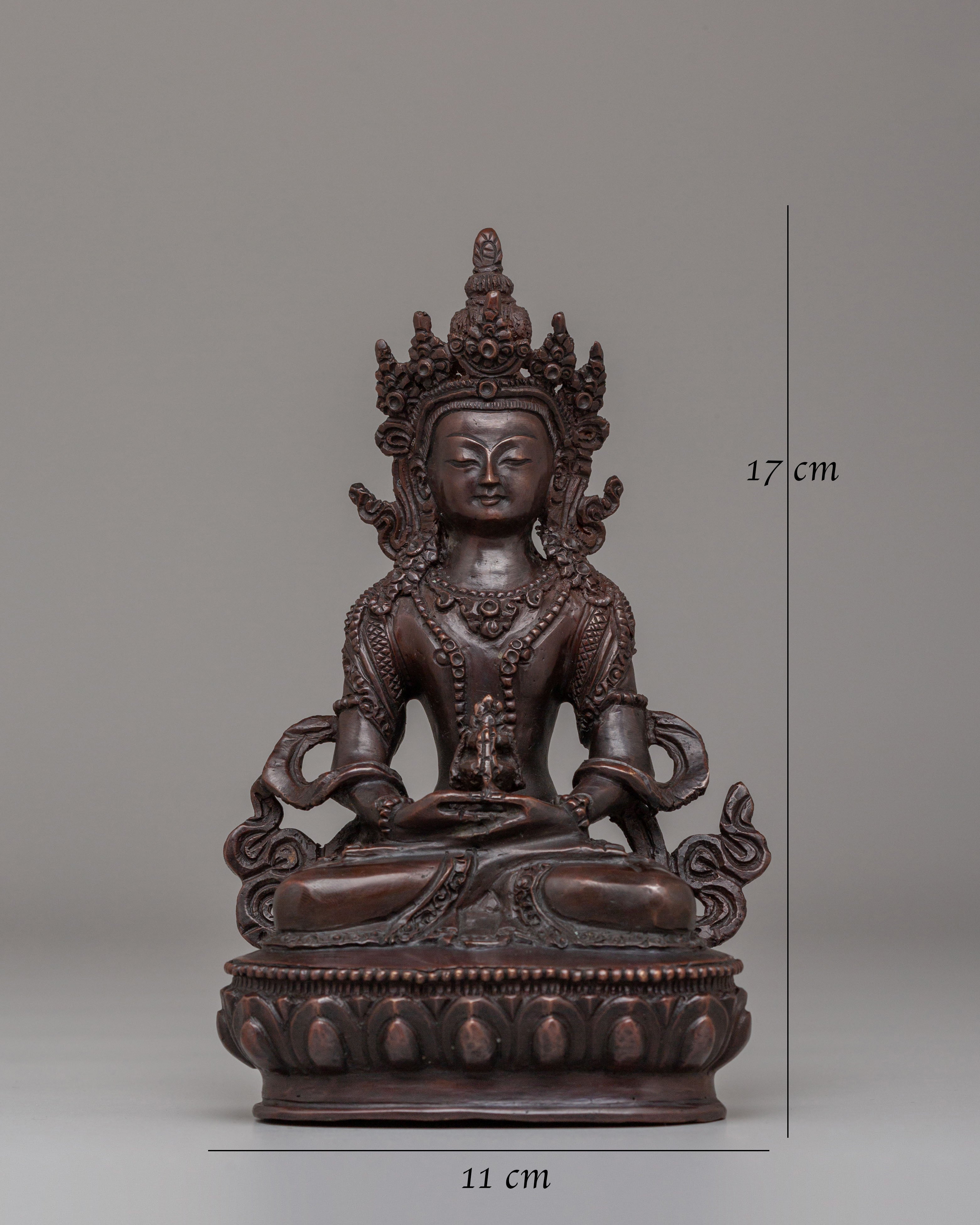 Tibetan Amitayus Deity Statue | Buddha of Infinite Life