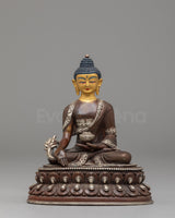 Handcrafted Tibetan Medicine Buddha Sculpture