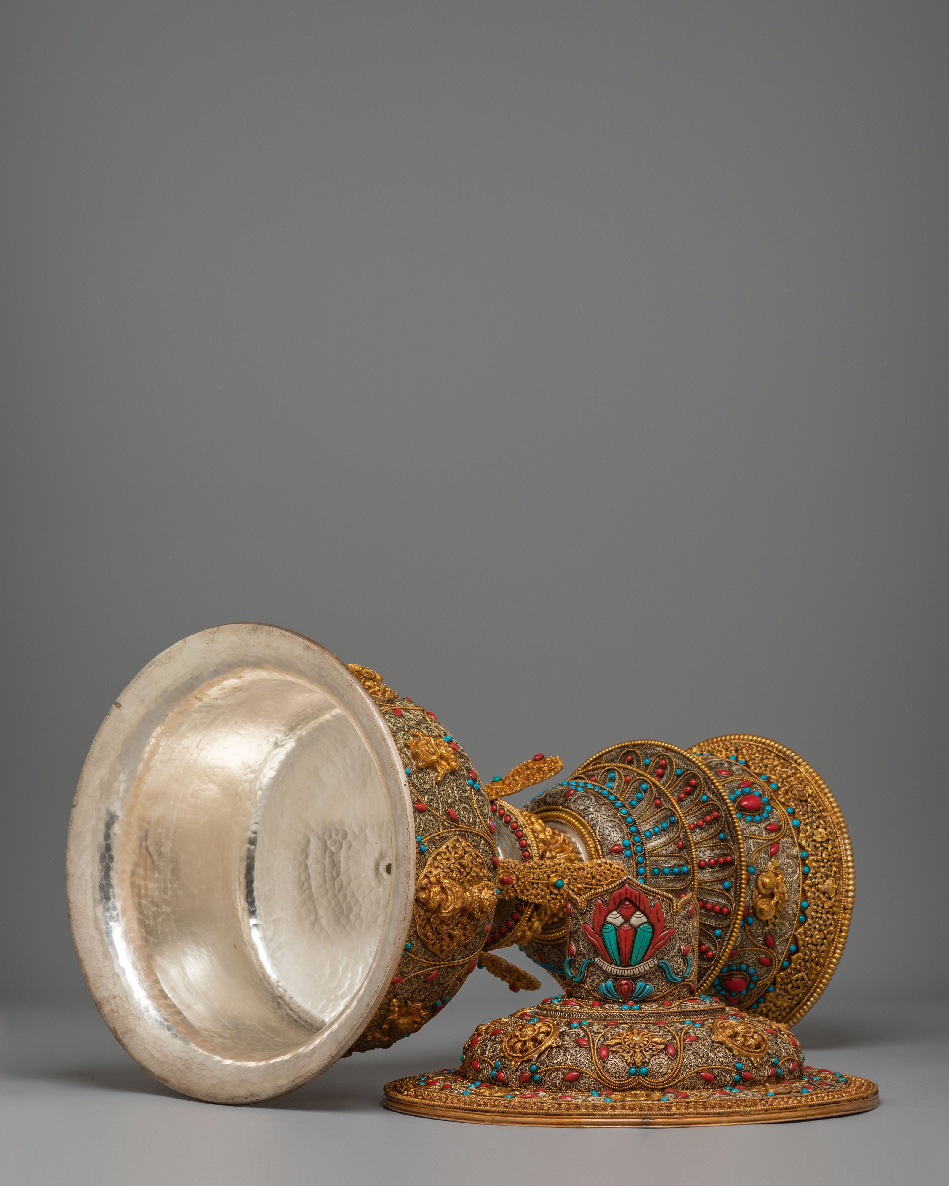 Traditional Himalayan Butter Lamp Set  | Sacred Light Offering