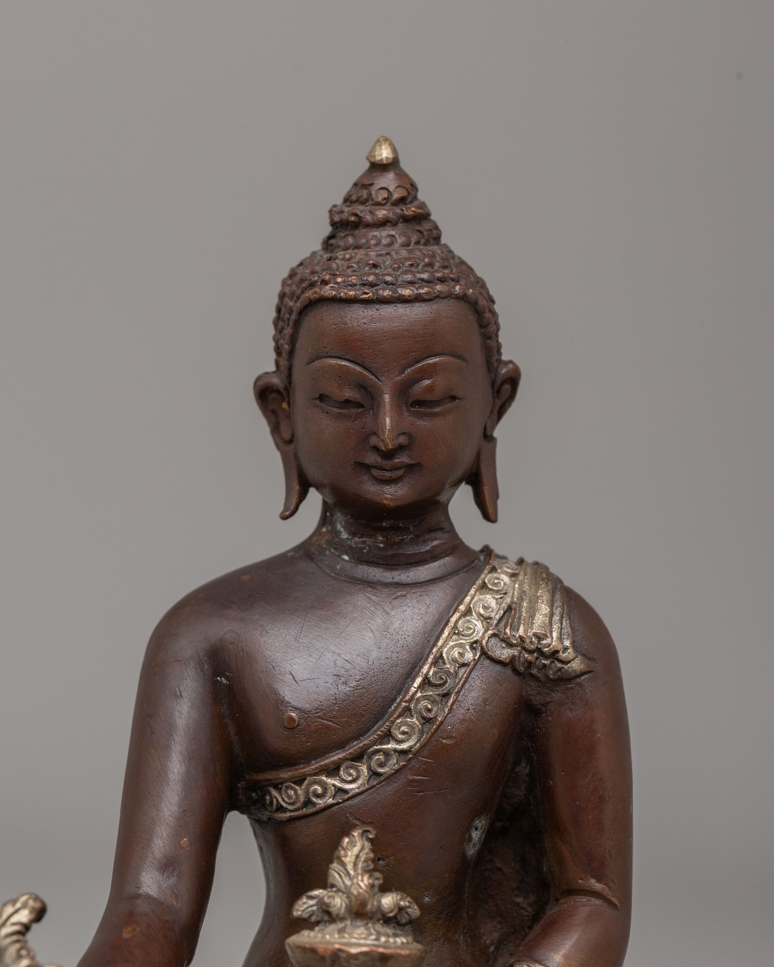 Bhaisajyaguru Healing Buddha Statue | Sacred Medicine Buddha Sculpture