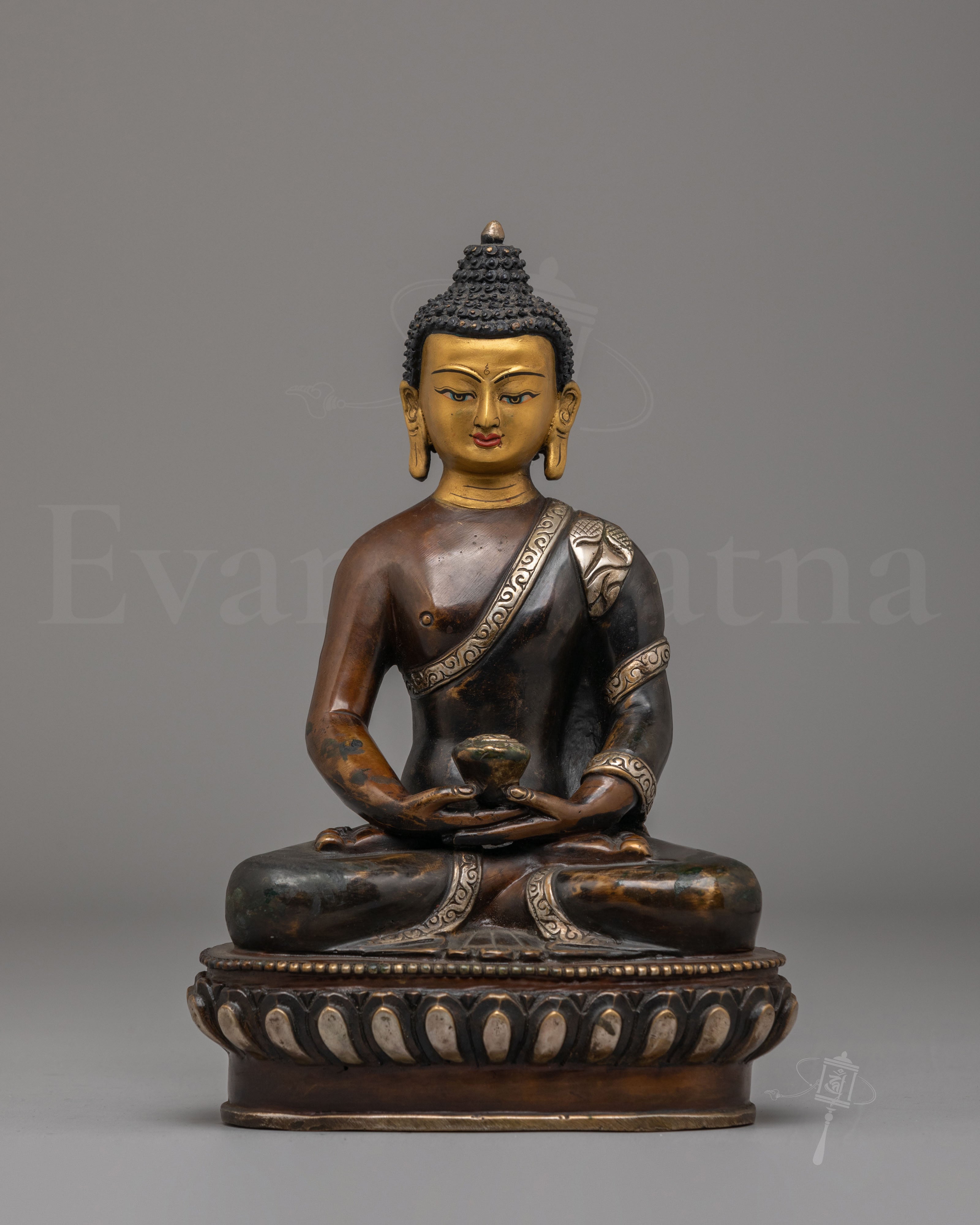 Traditional Tibetan Amitabha Buddha Statue | Buddha of Infinite Light
