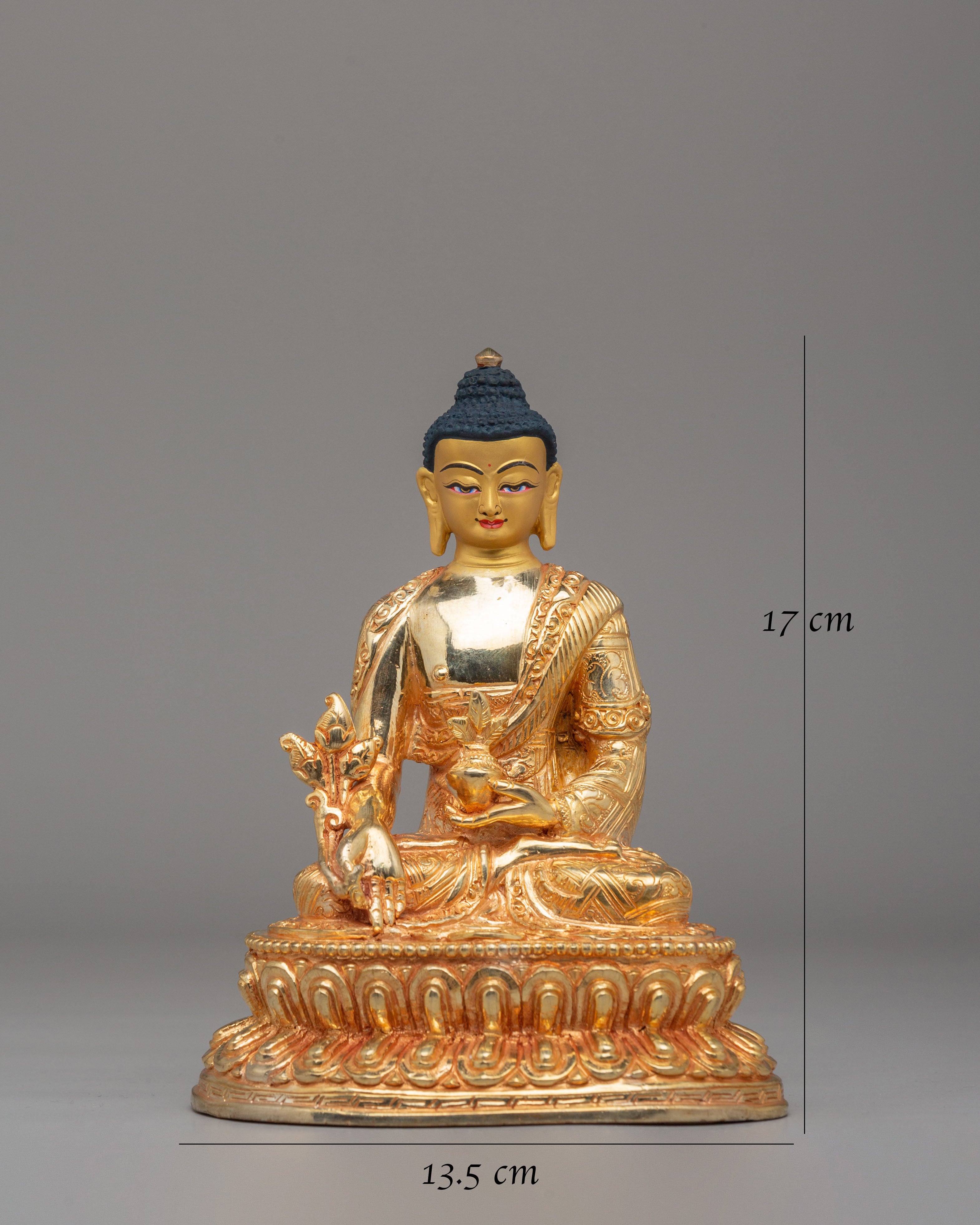 Handcrafted Medicine Buddha Altar Statue | Symbol of Healing and Compassion