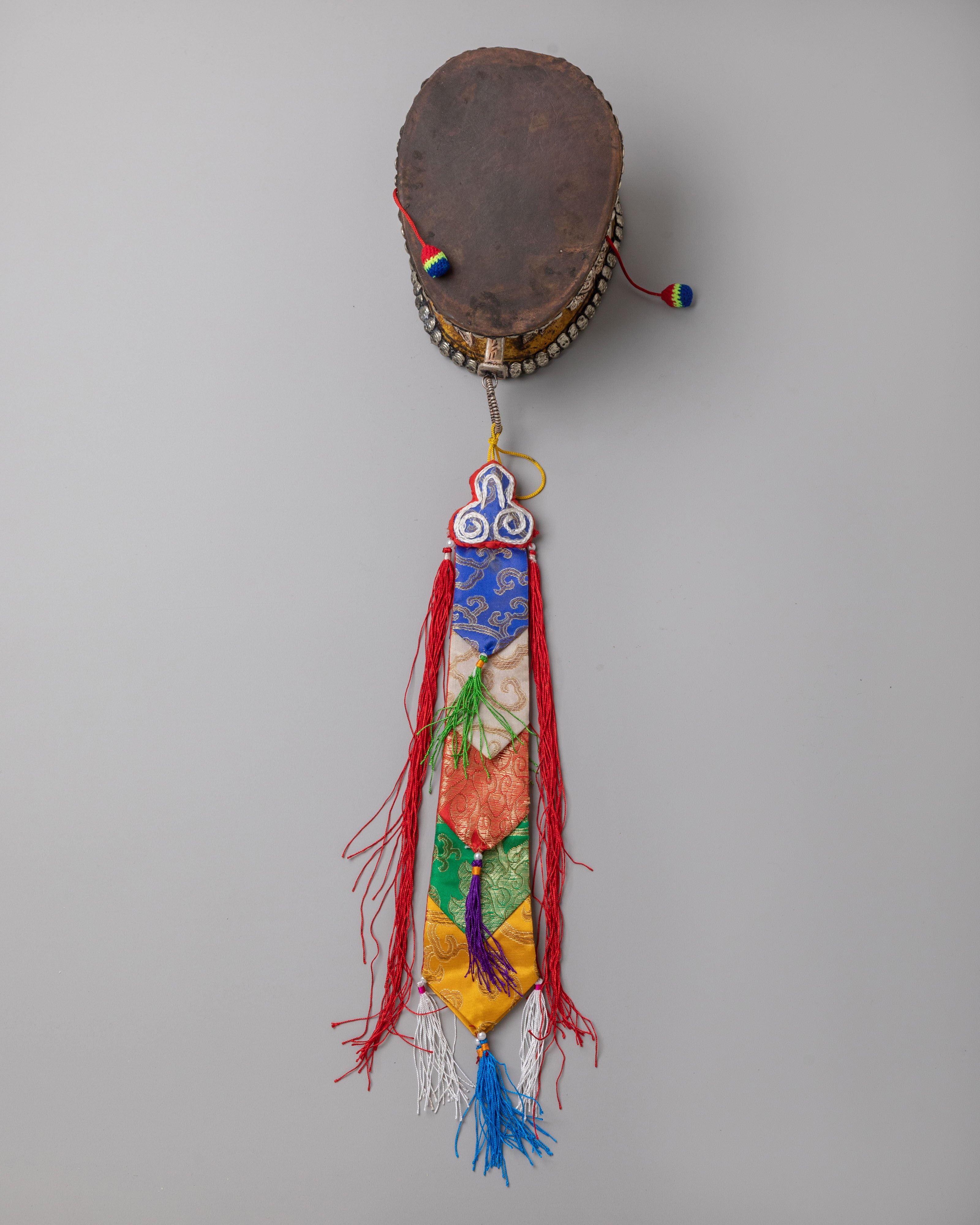 Traditional Ritual Damaru | Handcrafted Damaru for Prayer and Ceremonies