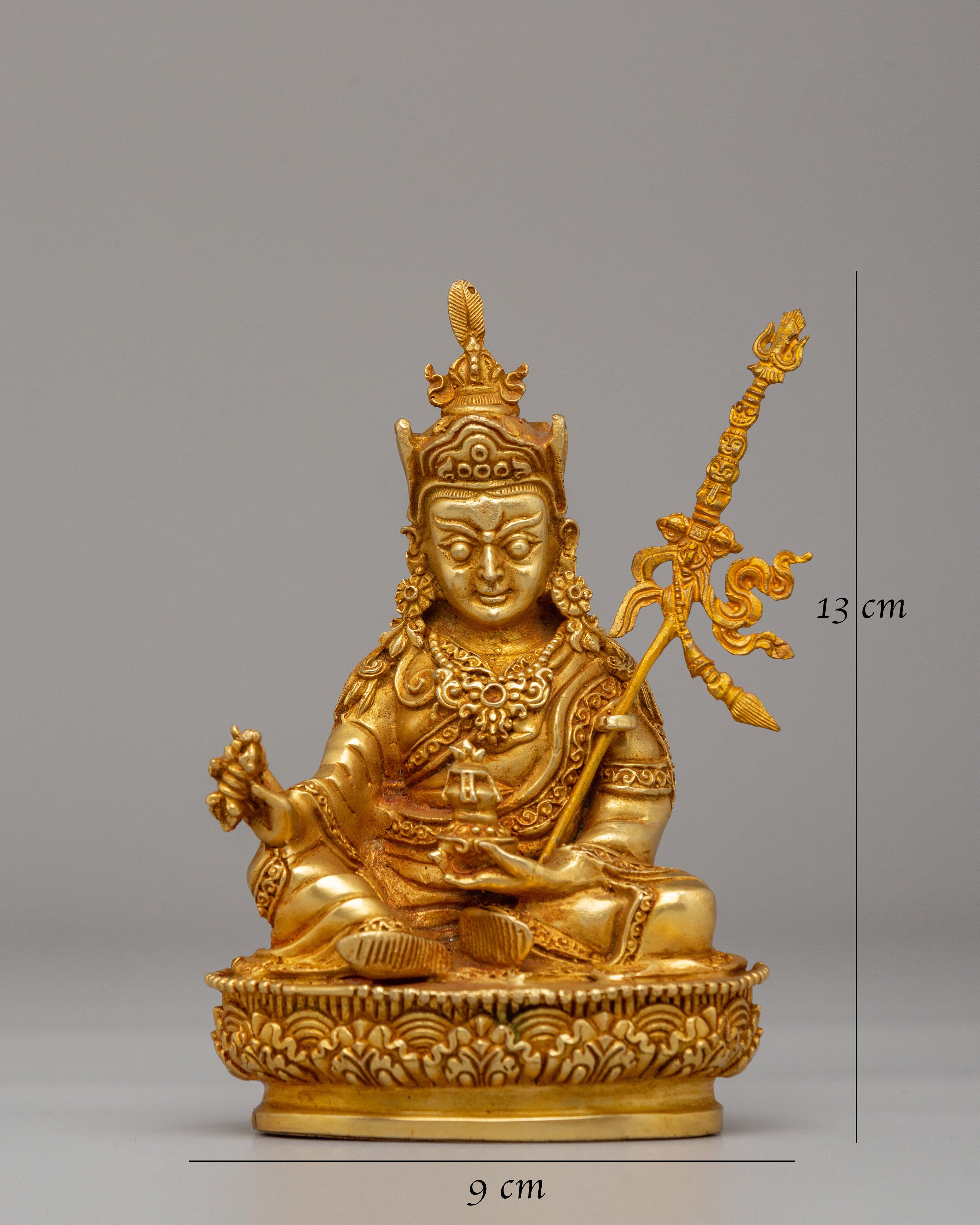 Sacred Guru Rinpoche Altar Statue | Spiritual Symbol of Enlightened Wisdom