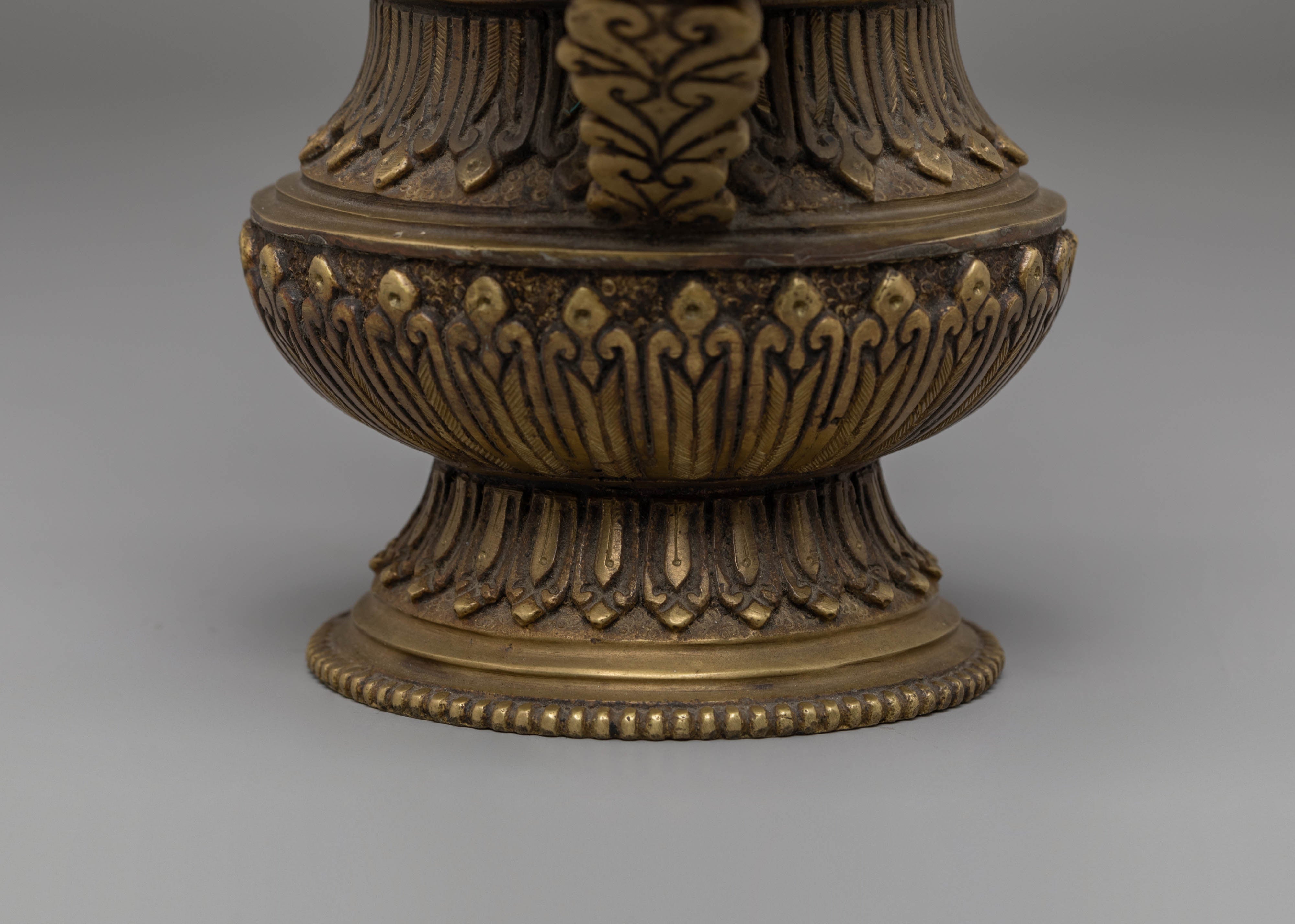 Traditional Sacred Ganesh Sukunda | Brass Oil Lamp with Antique Finish(Remake possible )