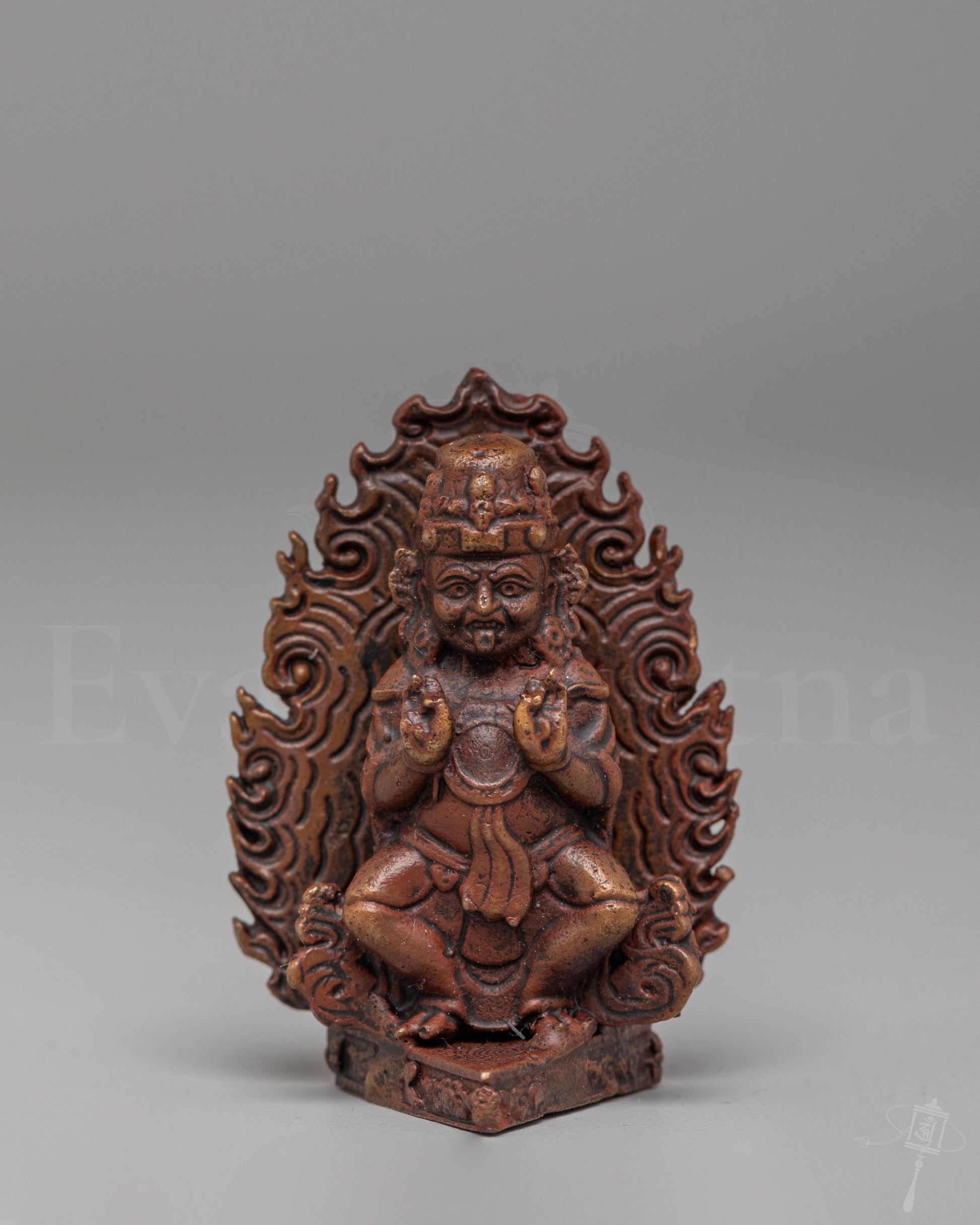 Wrathful Buddhist Mahakala Sculpture