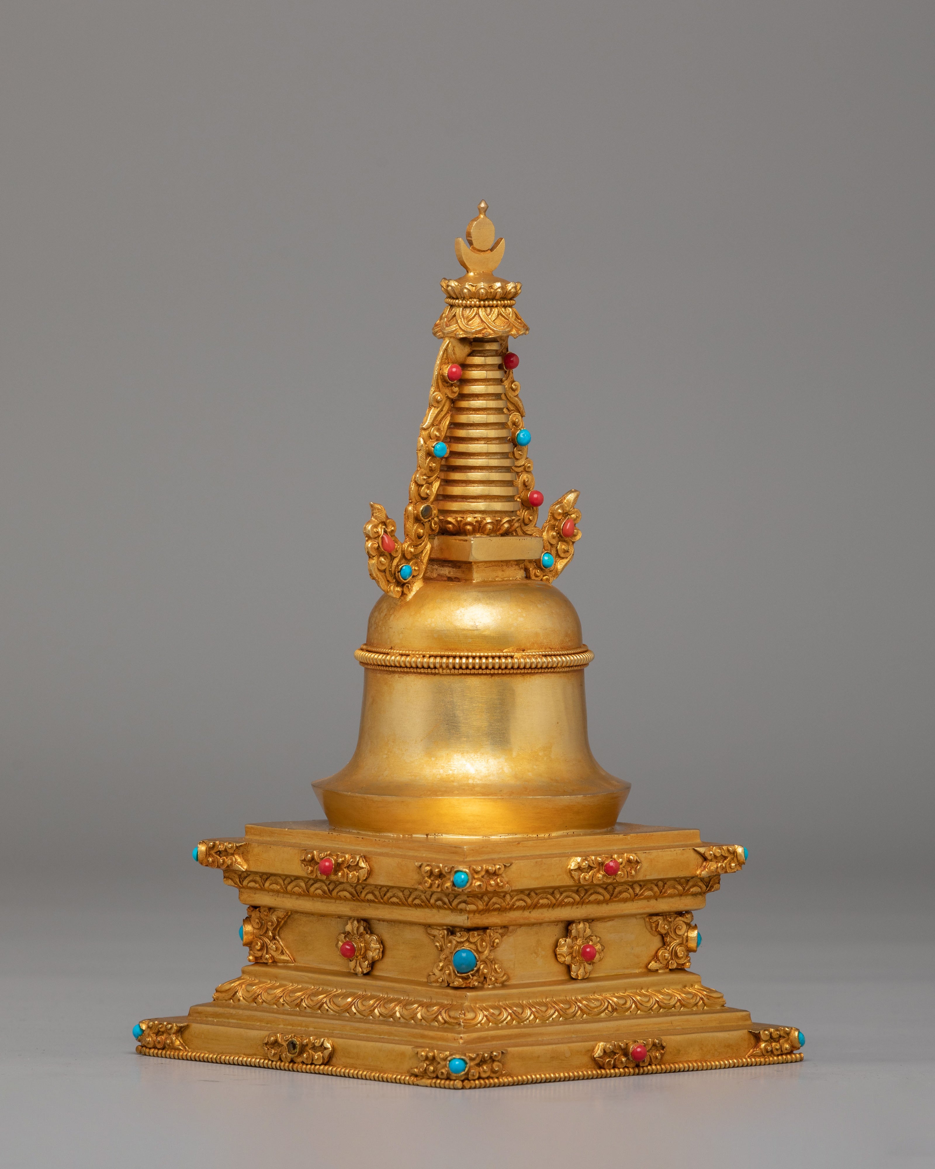 Vajrayana Altar Parinirvana Stupa | Symbol of Enlightened Mindfulness